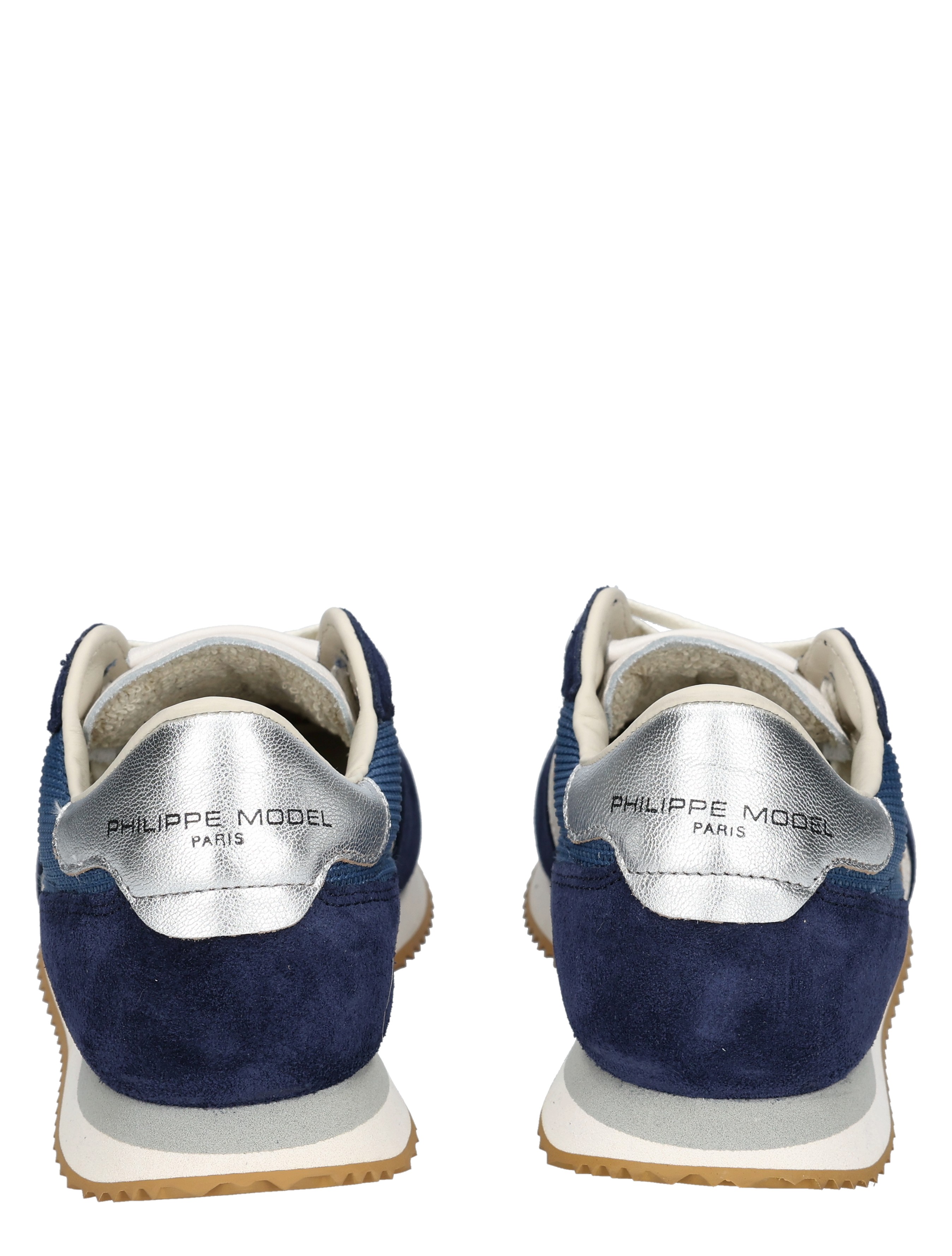 Philippe Model - BVLD Blville Low Woman W009 Mondial Blue Argent - Dames - Sneakers - Lage Sneakers - 49965_33_7