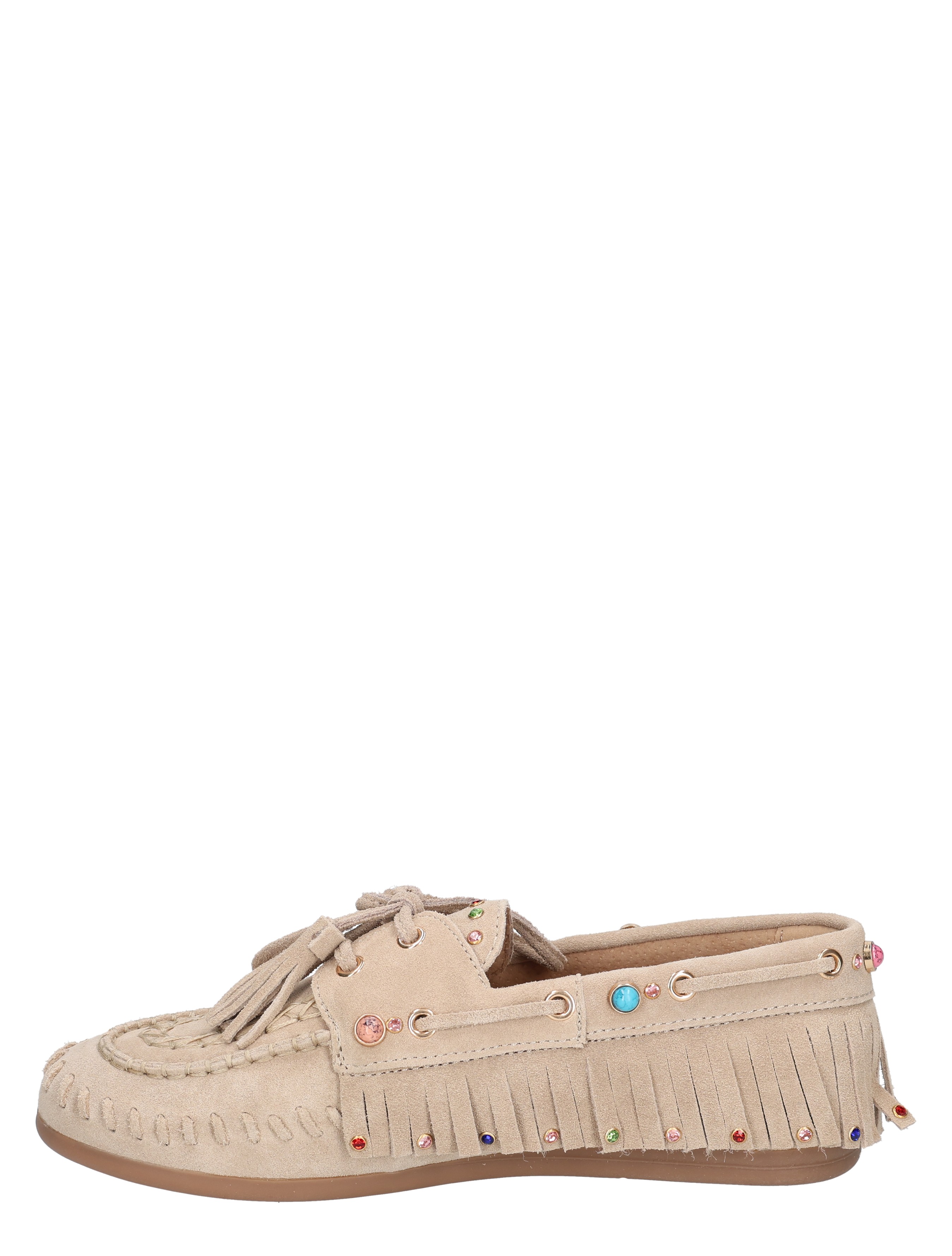 Miss Behave - 2657-11 Light Brown Suede - Dames - Veterschoenen - Casual Veterschoenen - 50869_77_2