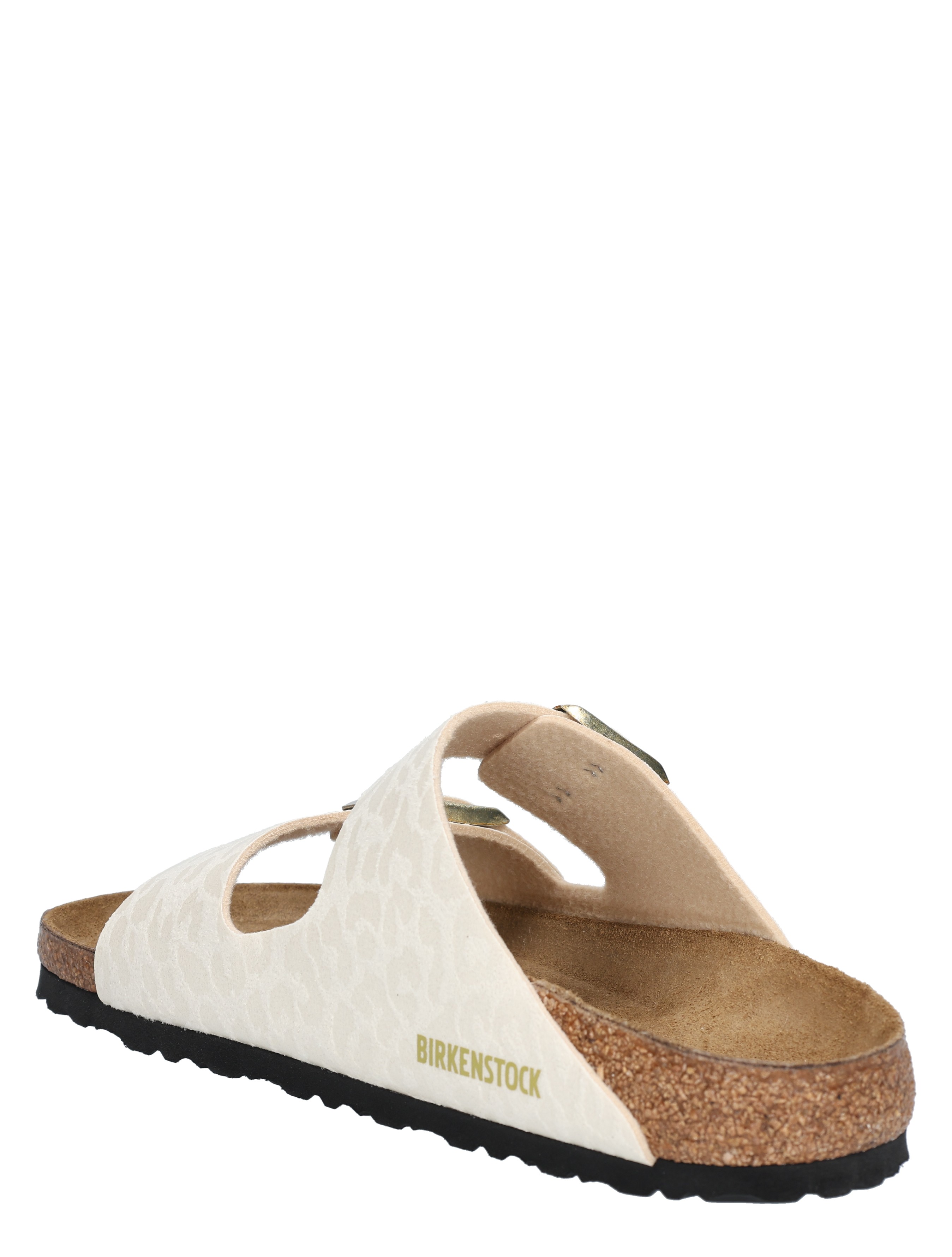 Birkenstock - Arizona Women Leopard Print Eggshell Narrow - Dames - Meisjes - Muiltjes - Muiltjes - 48104_77_4