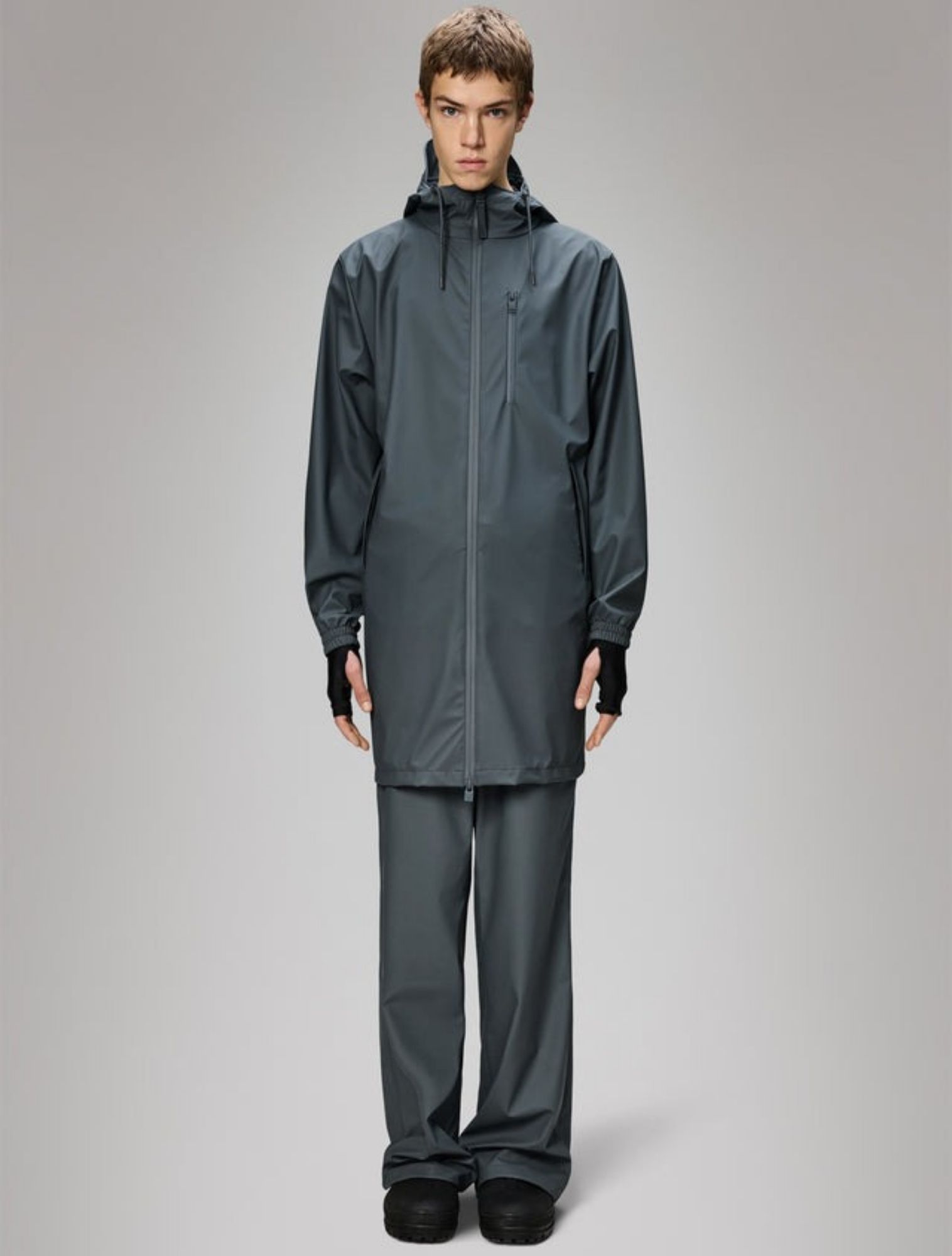 Rains - Long Storm Breaker W3 124 Lagoon - Dames - Jassen en Jacks - 48328_33_3