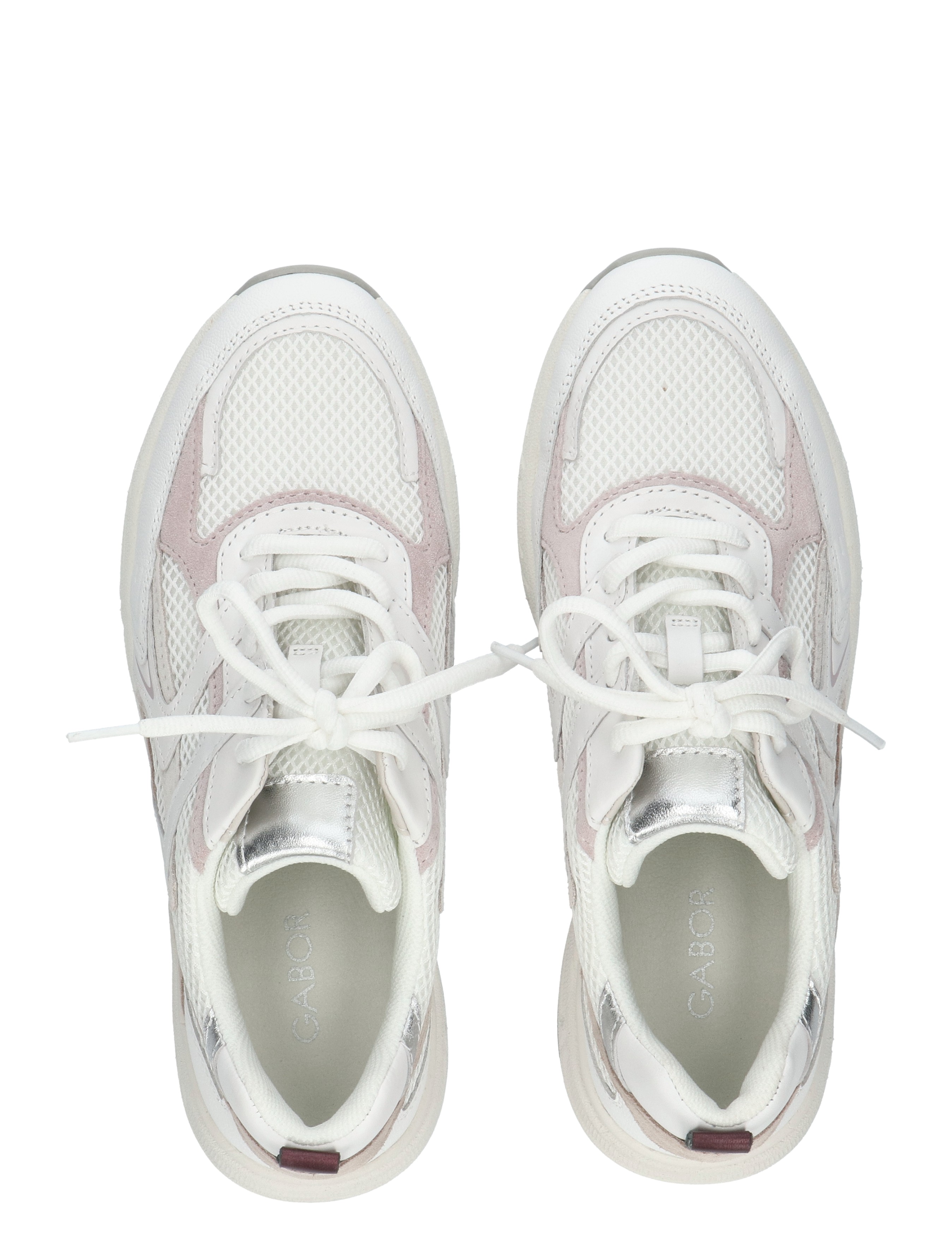 Gabor - 86.586.53 53 weiss/flieder/oak k. - Dames - Veterschoenen - Casual Veterschoenen - 50005_88_7