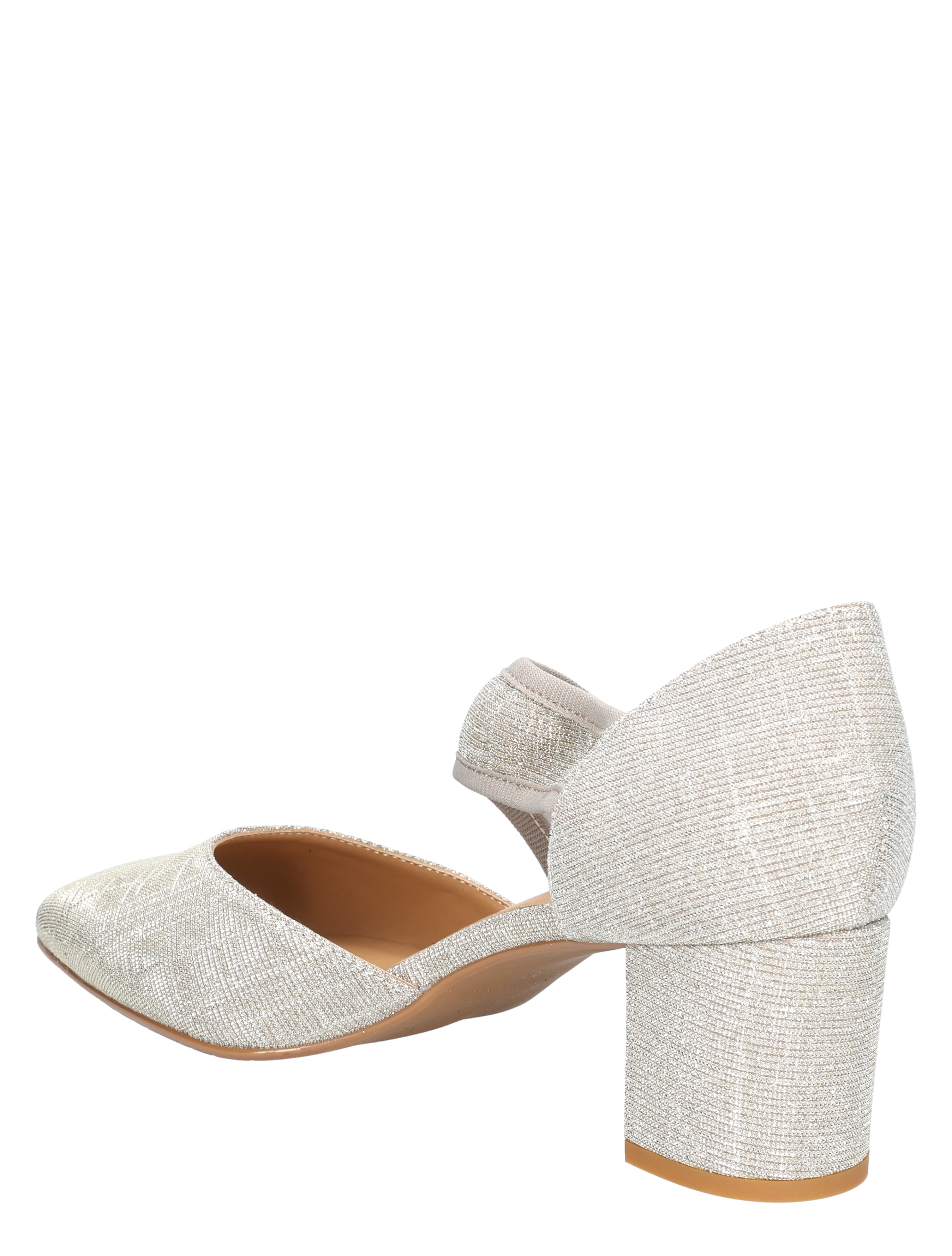 Toscanini - 20E030 Gold Leather Lurex - Dames - Pumps - 49178_53_4