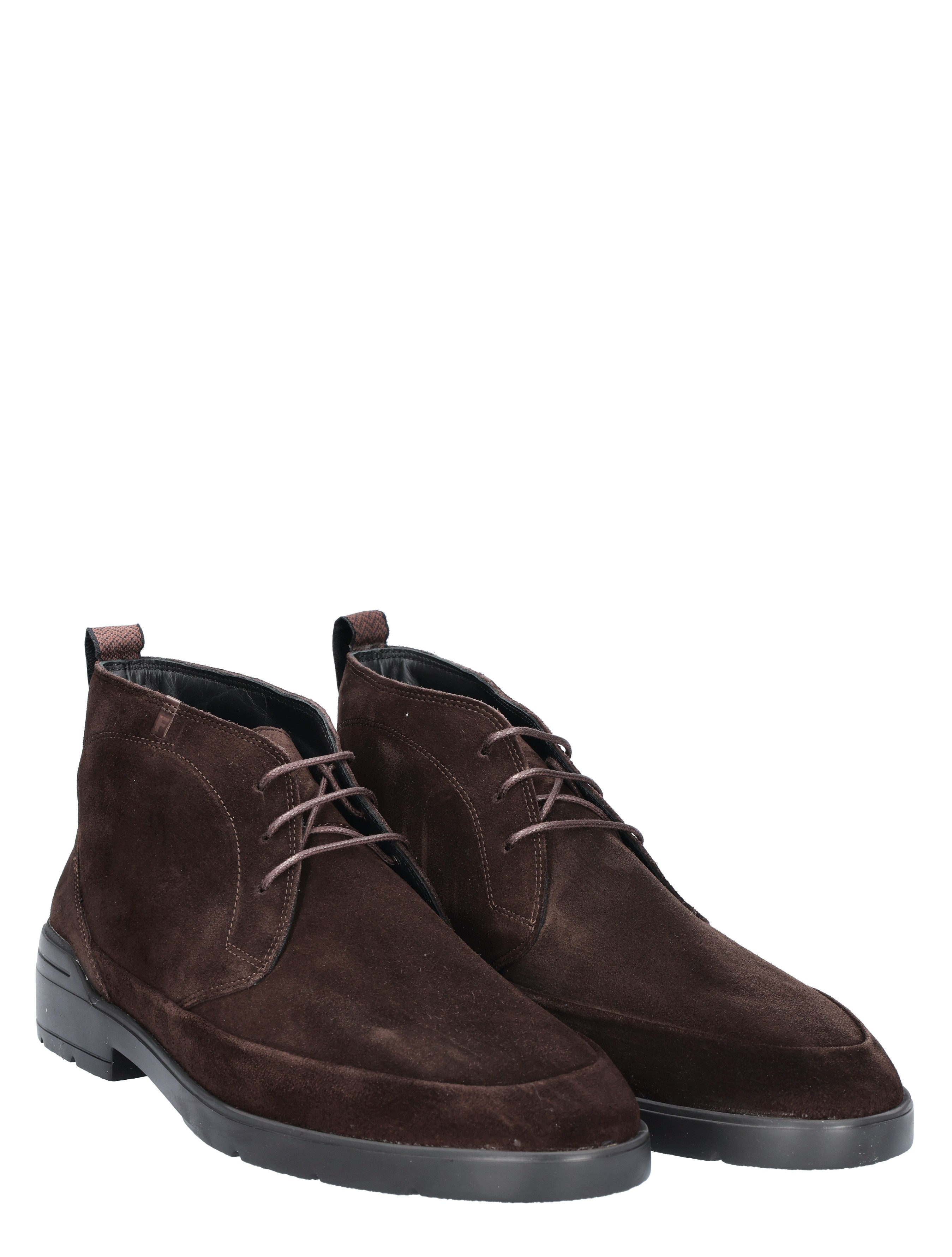 Floris van Bommel - De Venker SFM-50140 21-02 Dark Brown H-Wijdte - Heren - Boots - Veter Boots - 49307_22_5