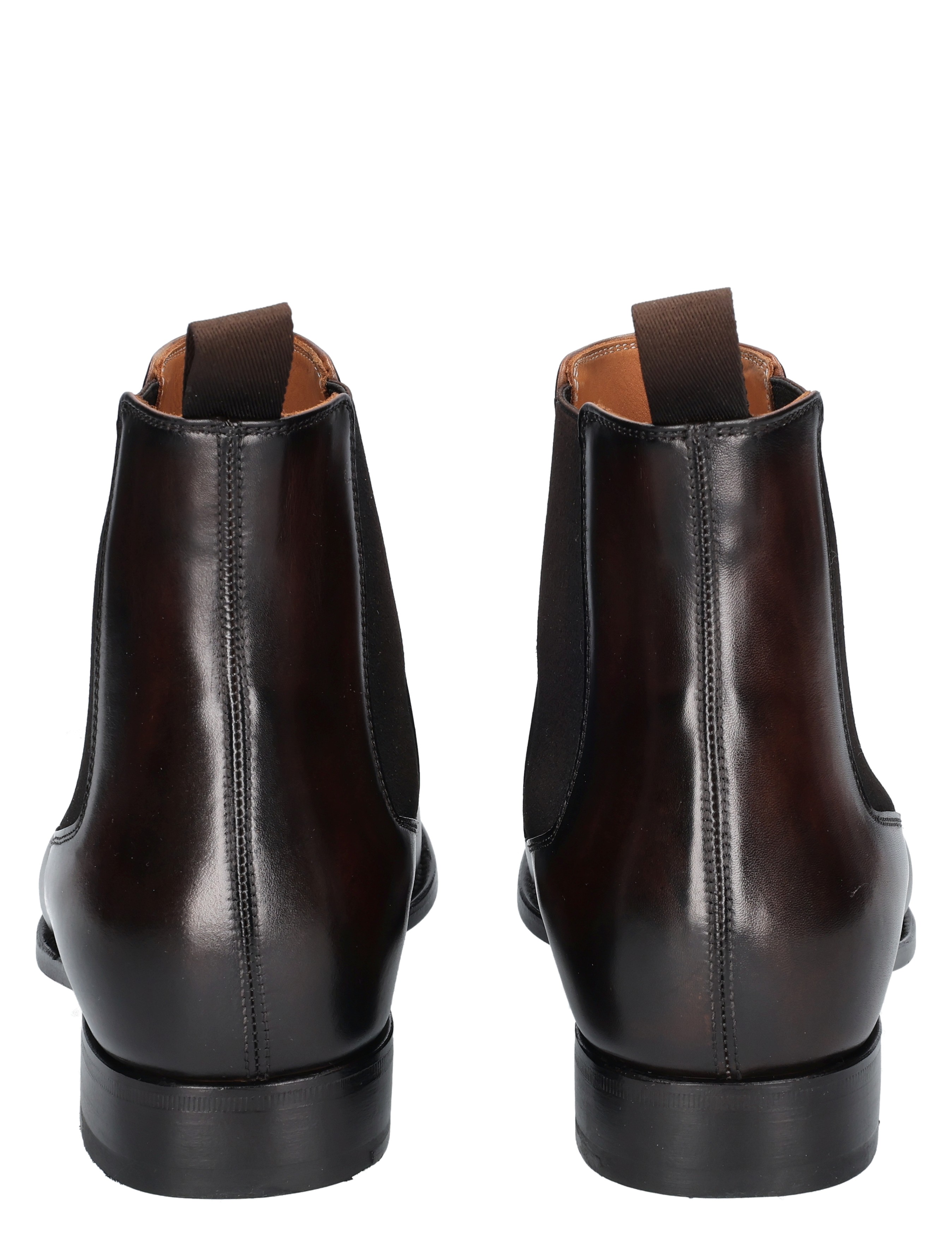 kenta, leren, boots, zwart, enkellaars