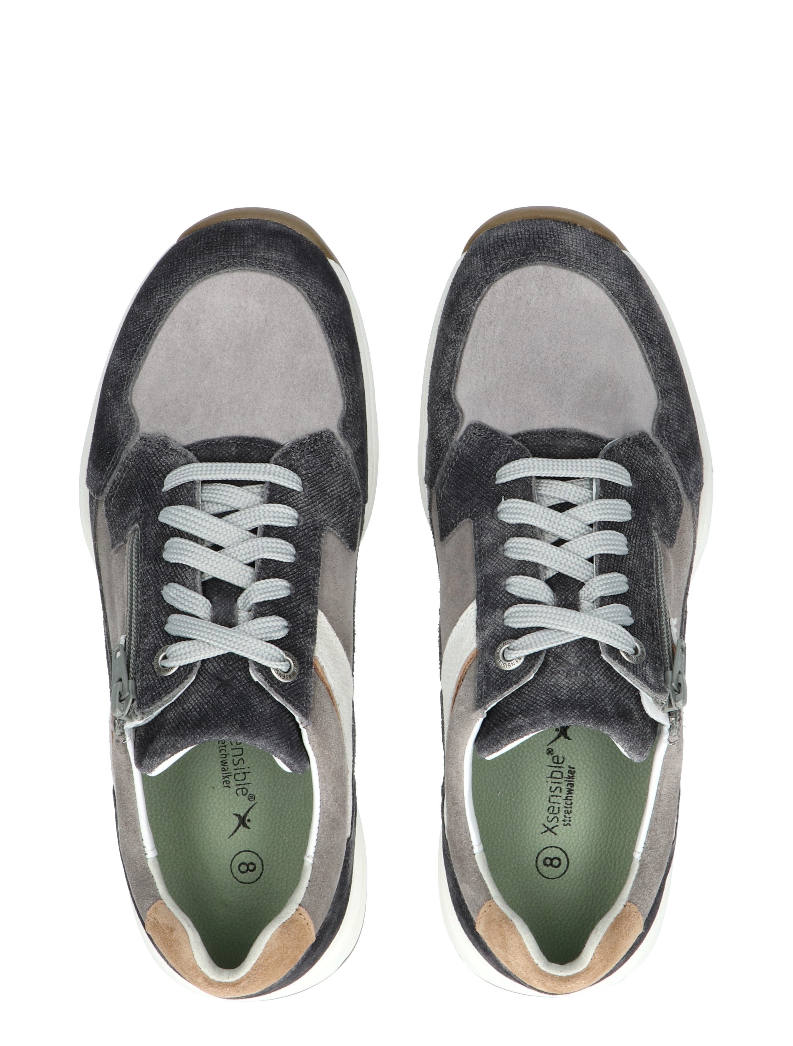 Xsensible - 30088.2 SWX14 809 Grey H-Wijdte - Heren - Veterschoenen - Casual Veterschoenen - 47525_99_7
