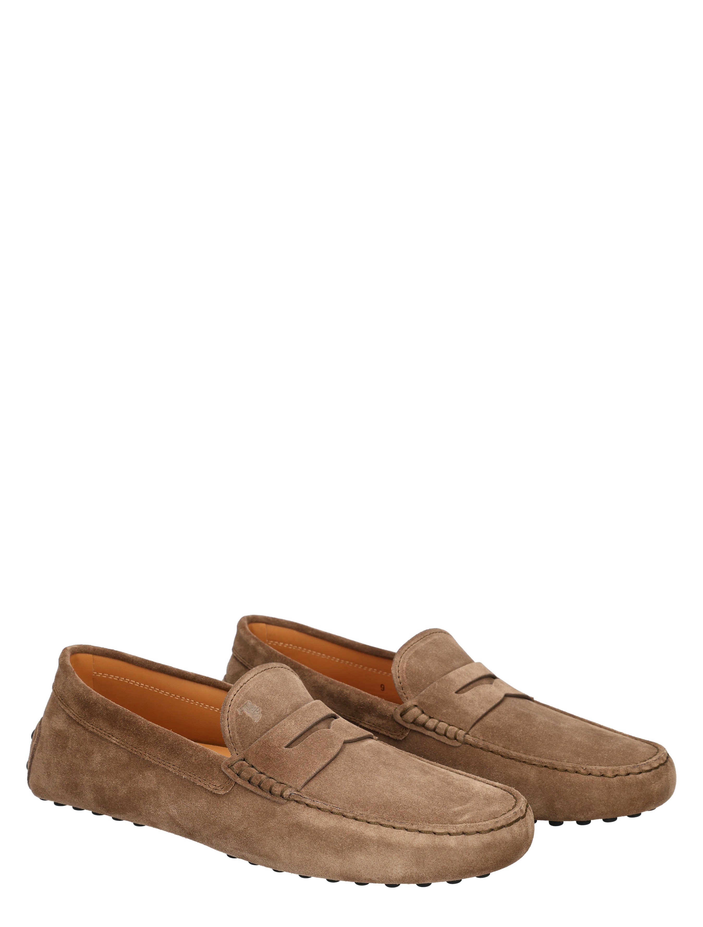Tods - Gommino in Suede S818 Brown - Heren - Loafers - 49664_22_5
