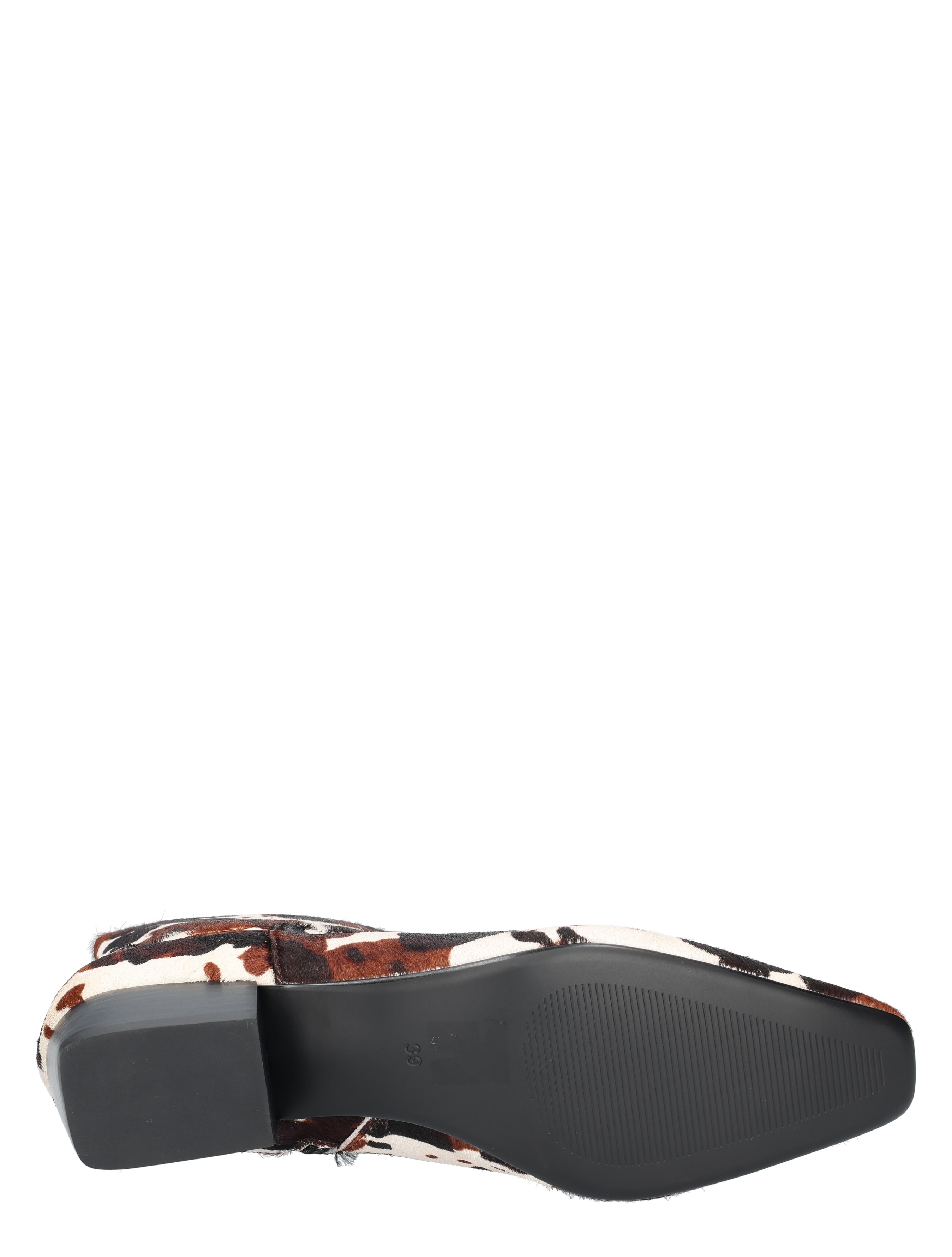 Di Lauro - Carabella White Brown Ponyhair - Dames - Boots - Enkellaarsjes - 49521_82_8