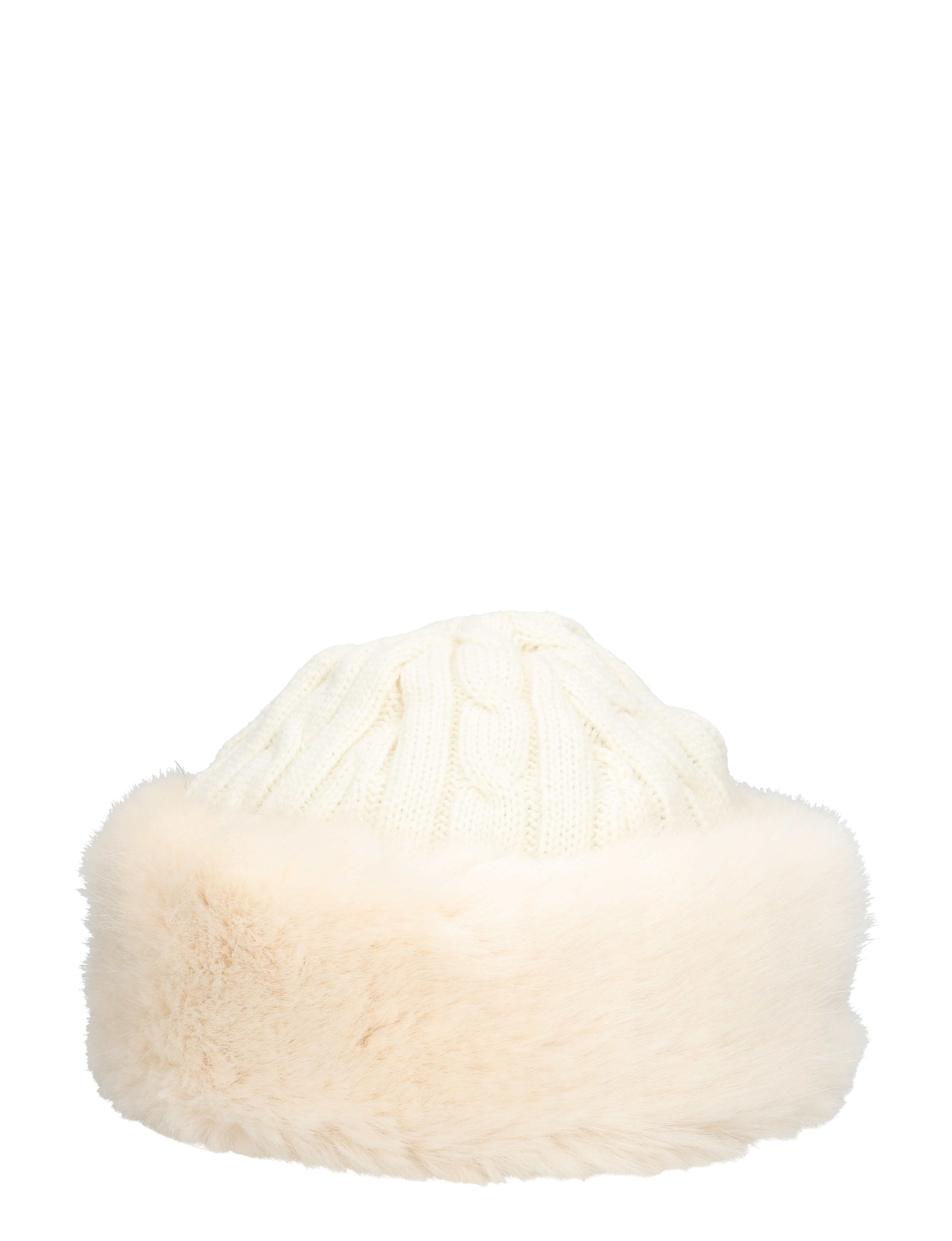 Barts - Fur Cable Bandhat 1630 10 White - Mutsen - Dames - 49355_88_2