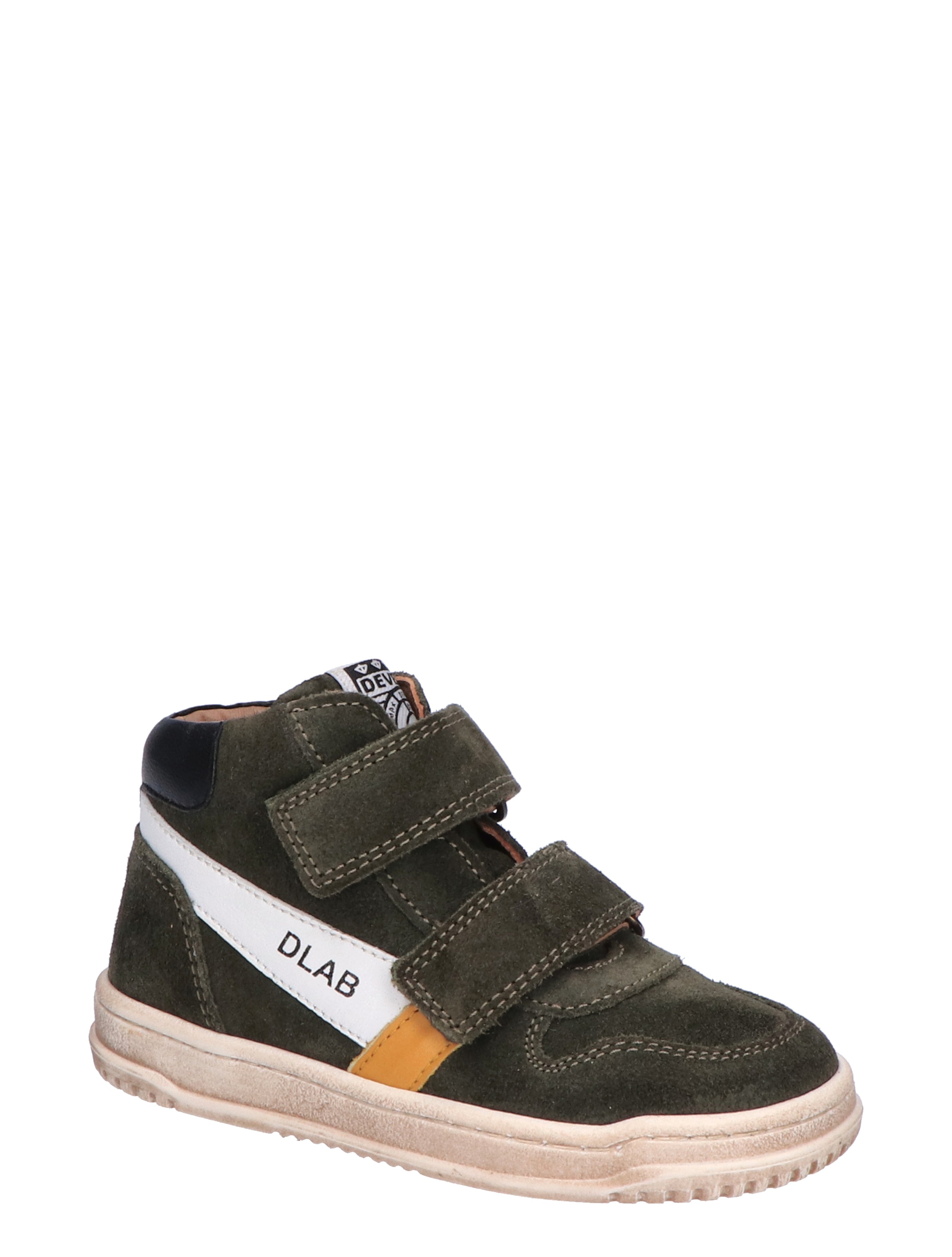 Develab - 45149 526 Green Waxed - Jongens - Sneakers - Hoge Sneakers - Klittenbandschoenen - 45697_66_3