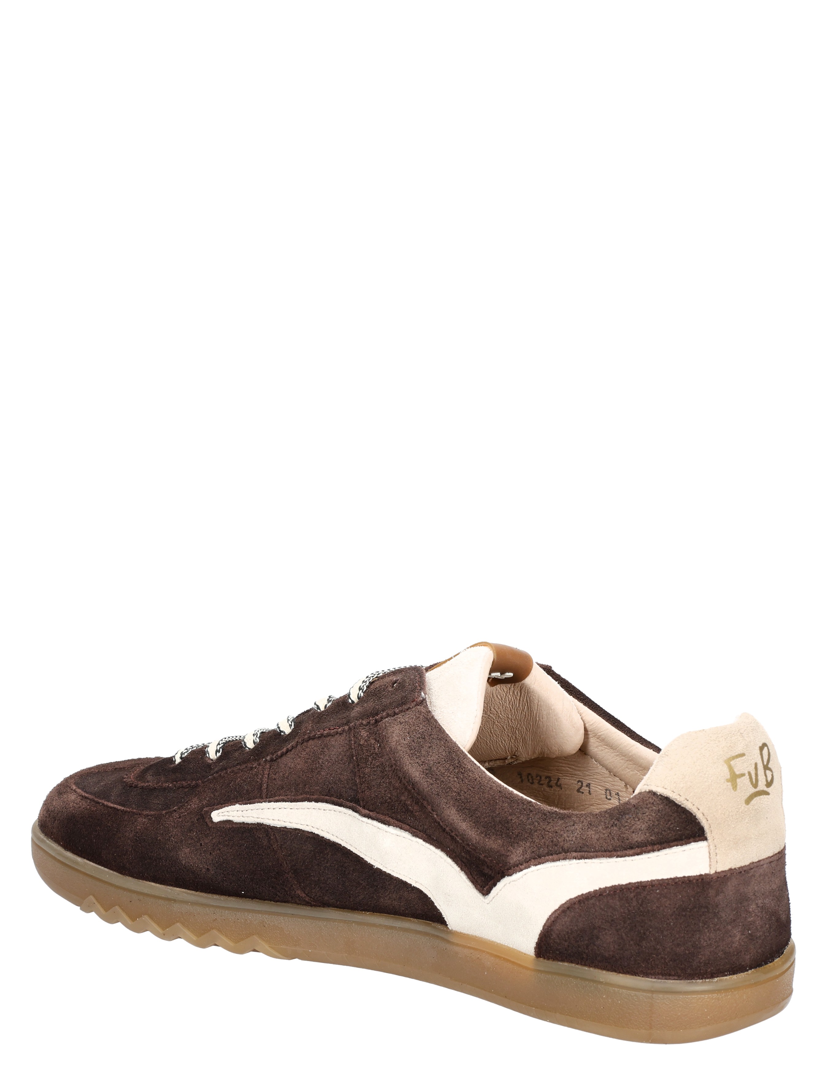 Floris van Bommel - De Zaler SFM-10224 21-01 Dark Brown G+ Wijdte - Heren - Lage Sneakers - Sneakers - 49301_22_4