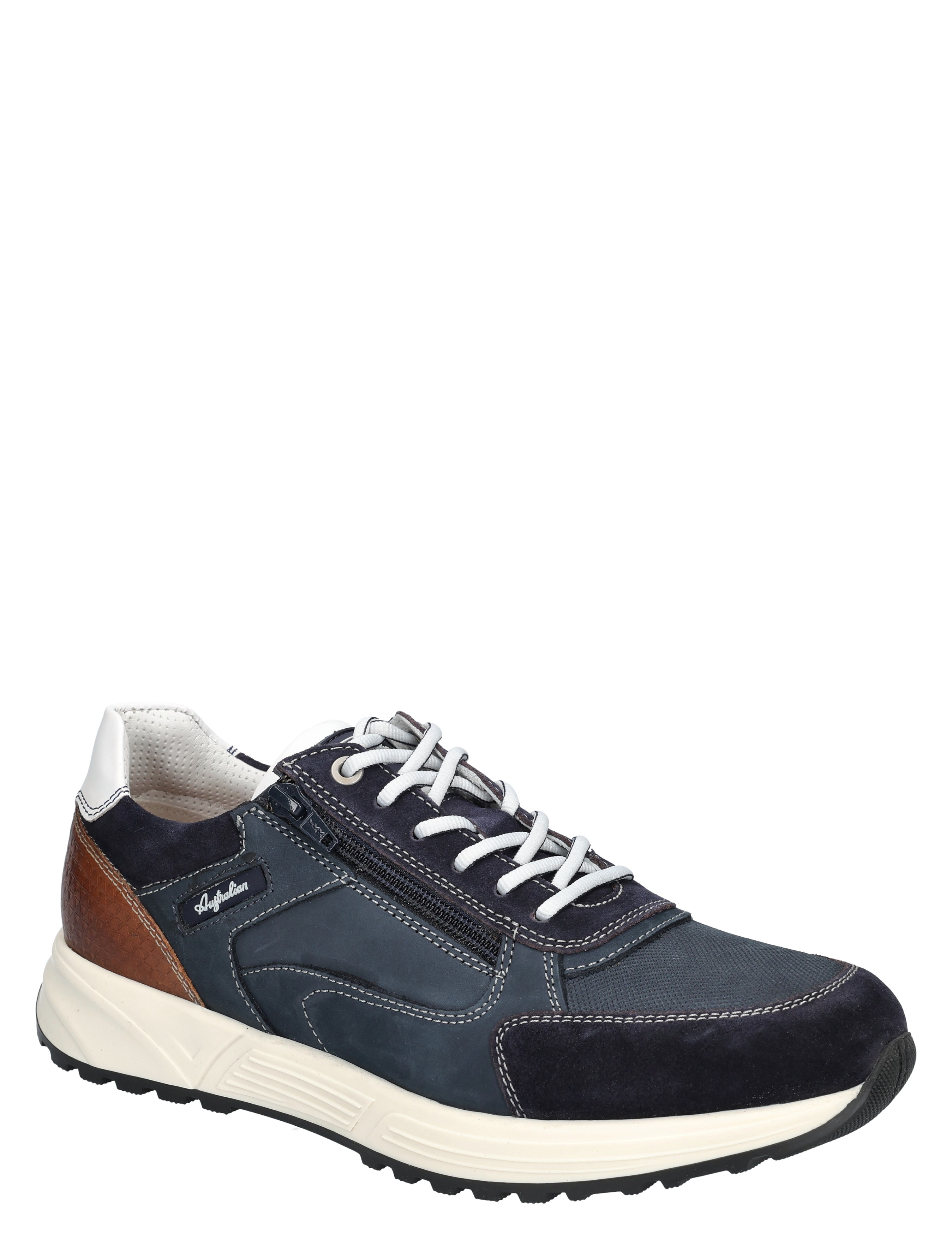 Australian - Discover 15.1686.01.SKV Blue Tan White - Heren - Veterschoenen - Casual Veterschoenen - 50778_33_3