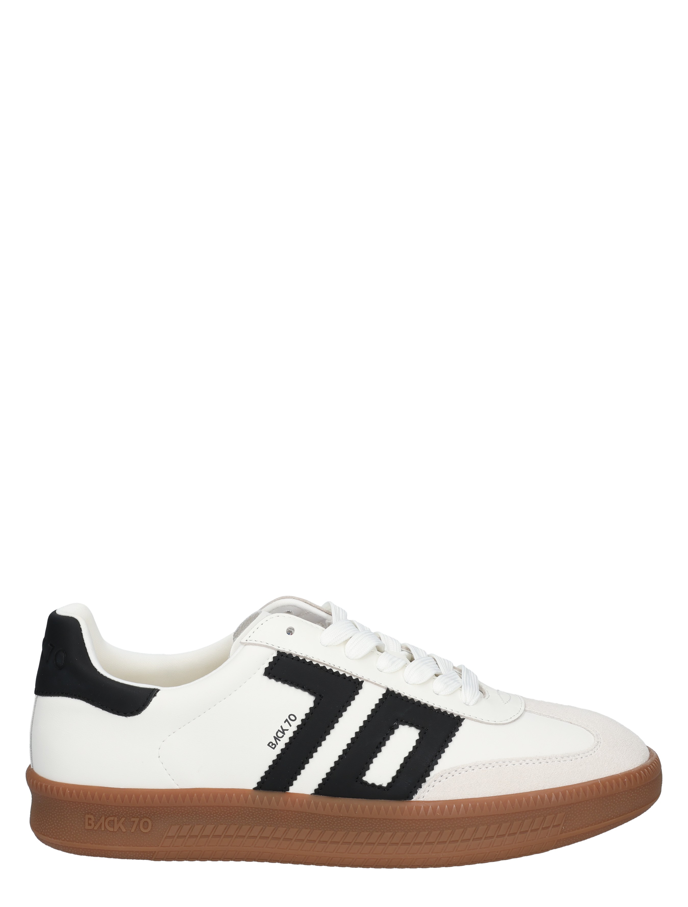 Back 70 - Double Cloud V26-01 Leather White Black - Heren - Lage Sneakers - Sneakers - 50723_81_1