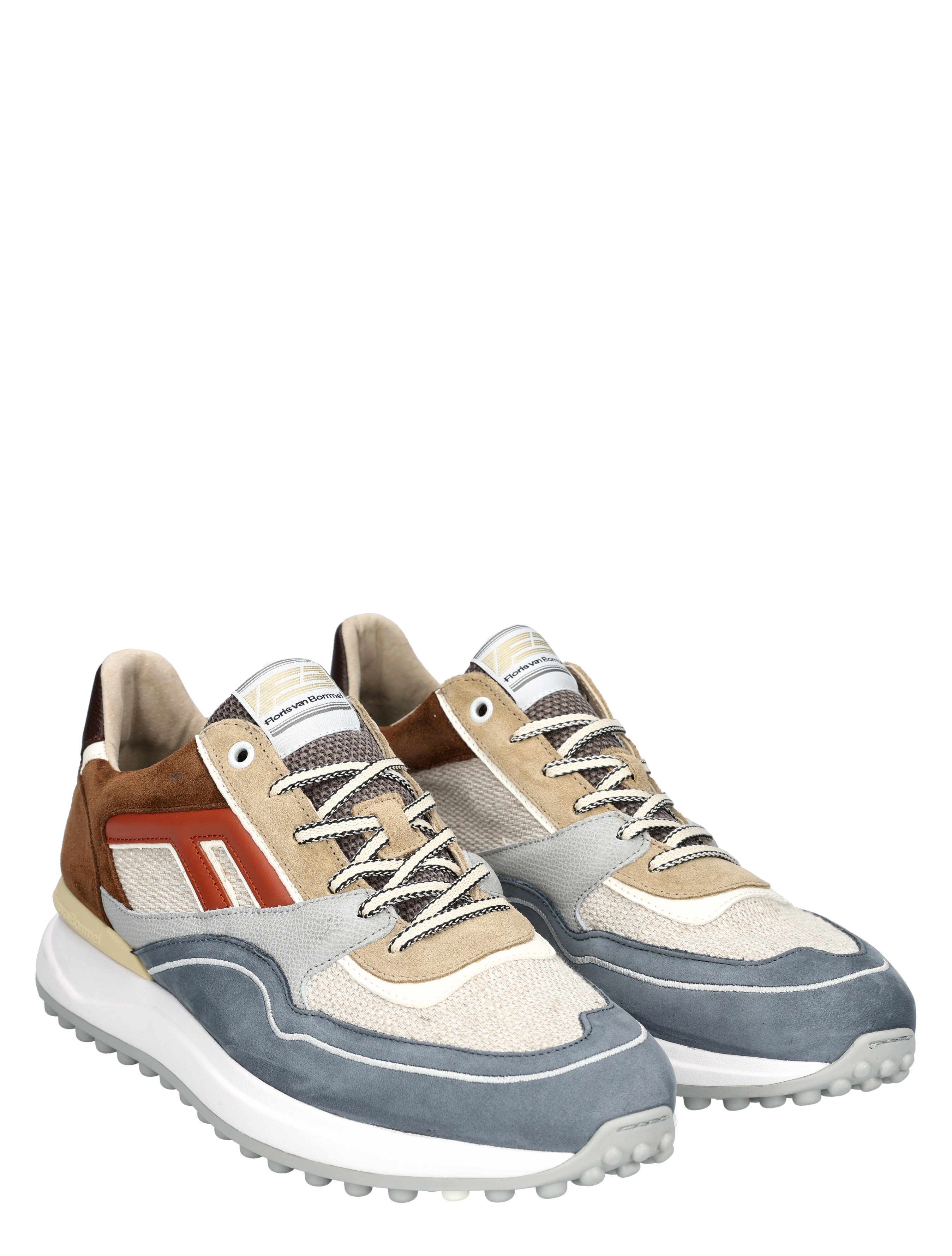 Floris van Bommel - De Noppi 10139 42-05 Light Blue G+ Wijdte - Heren - Lage Sneakers - Sneakers - 50672_33_5