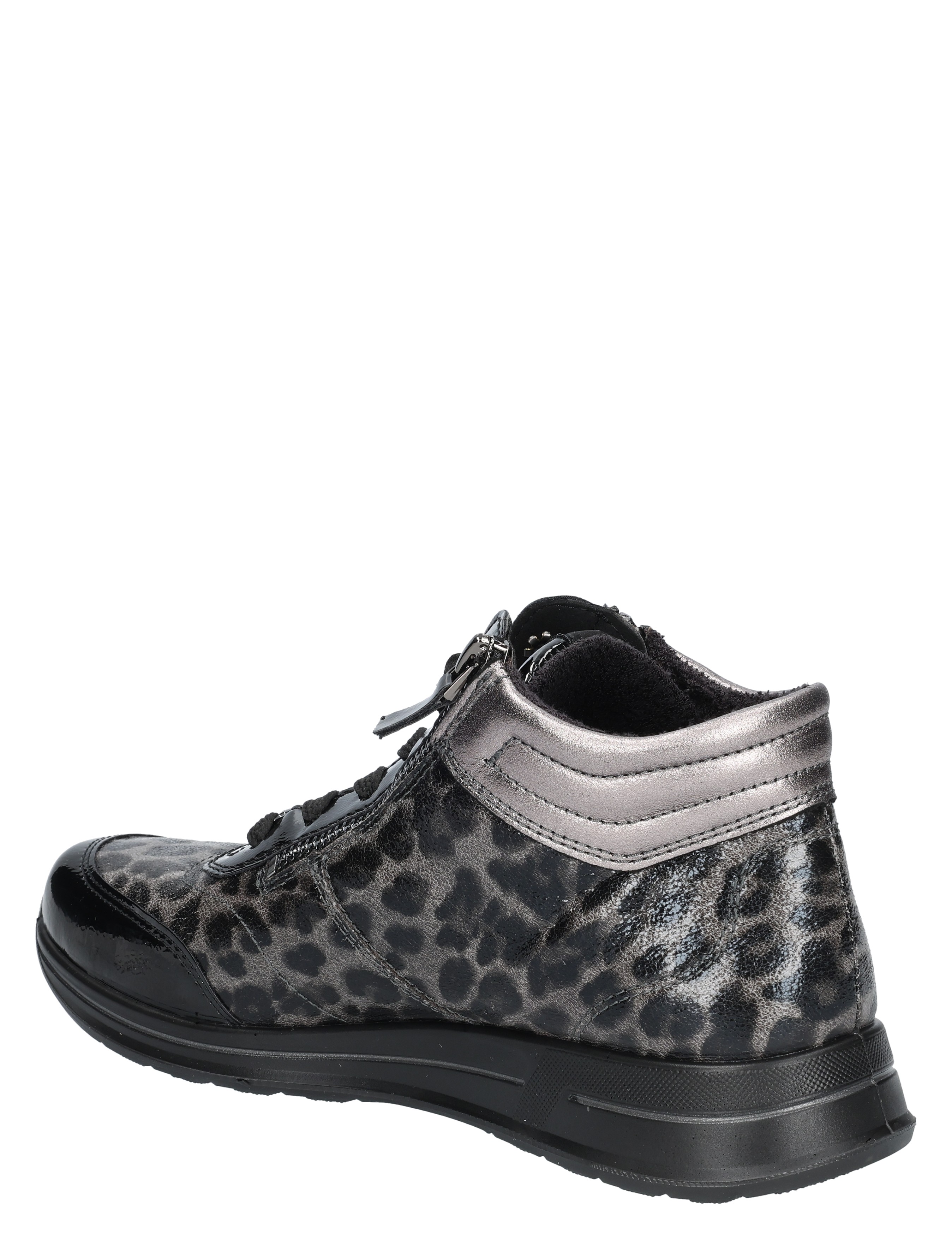 Ara - 12-24808-86 Black Steel Graphite H-Wijdte - Dames - Veterschoenen - Casual Veterschoenen - 48830_99_4