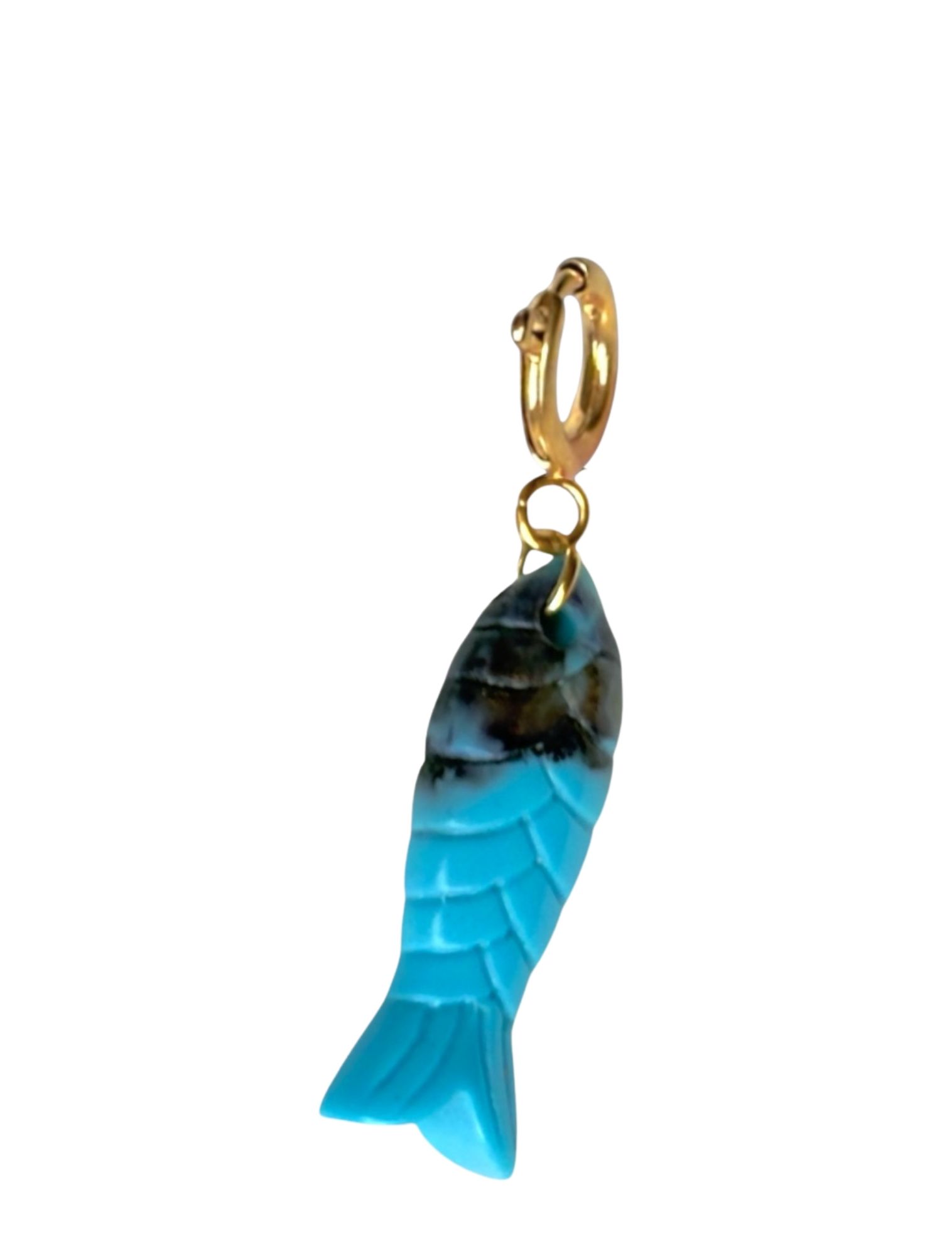 Studio Frenchie - Charm Blue Fish Blue Fish - Dames - Sieraden - 52619_33_1