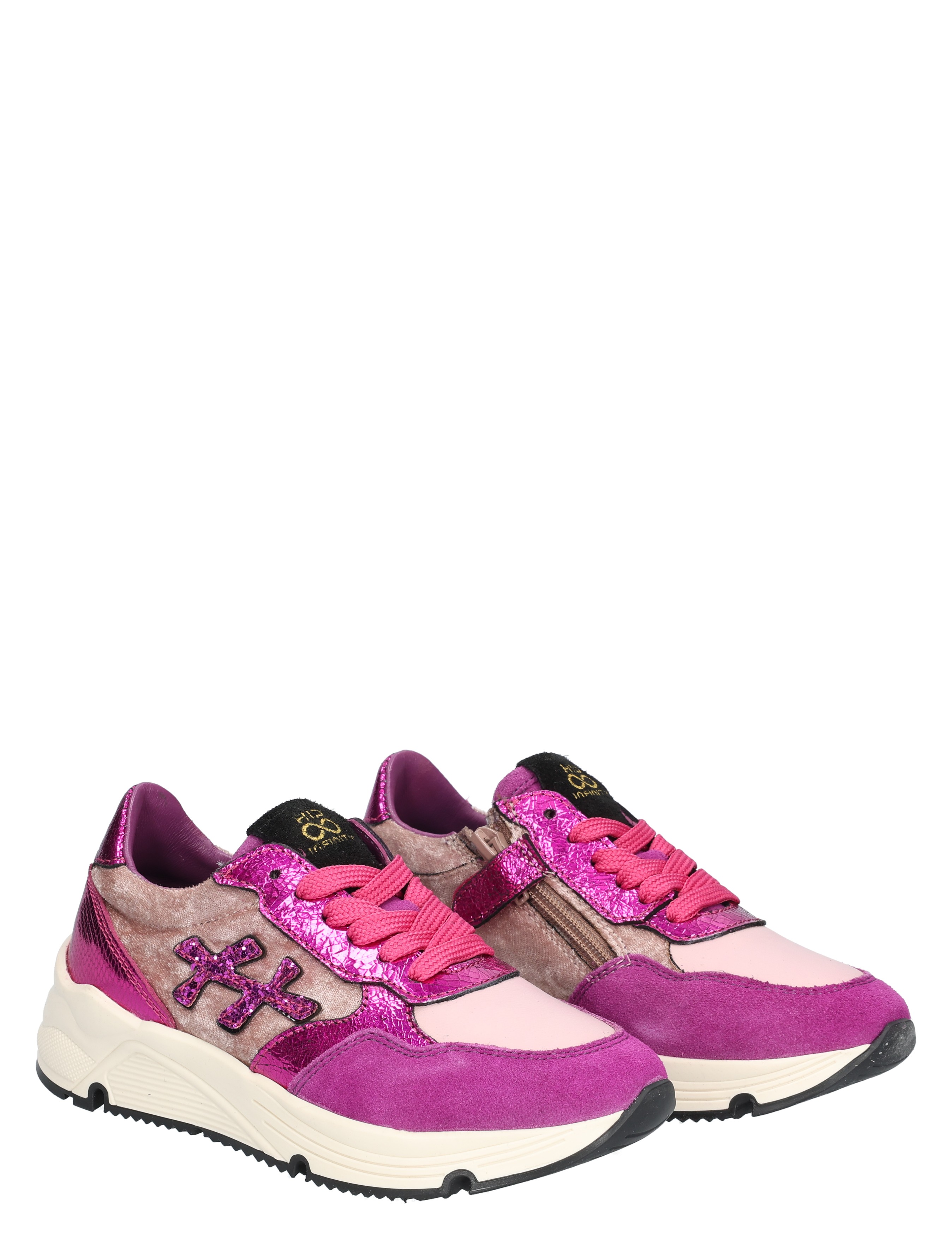 Hip - H1896 Fuchsia - Meisjes - Lage Sneakers - Sneakers - 49277_48_5