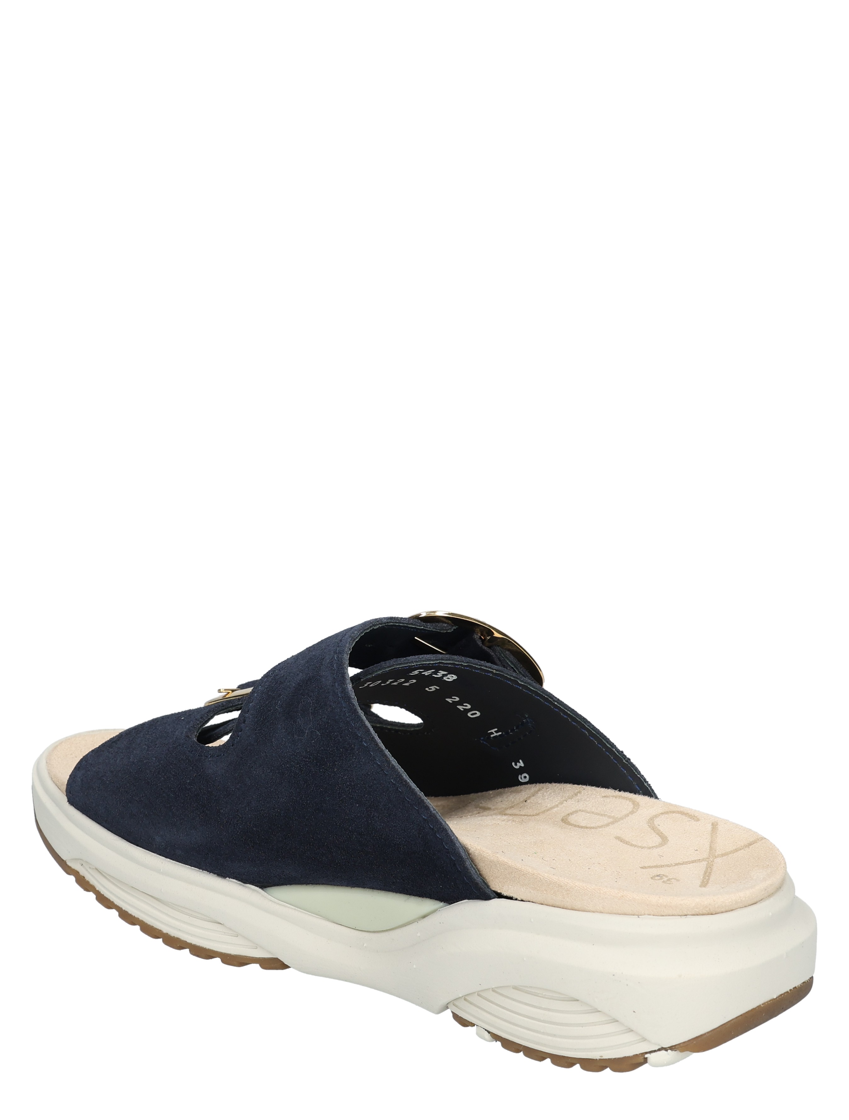 Xsensible - 30322.5 Mykonos 220 Navy H-Wijdte - Dames - Slippers - 50414_33_4