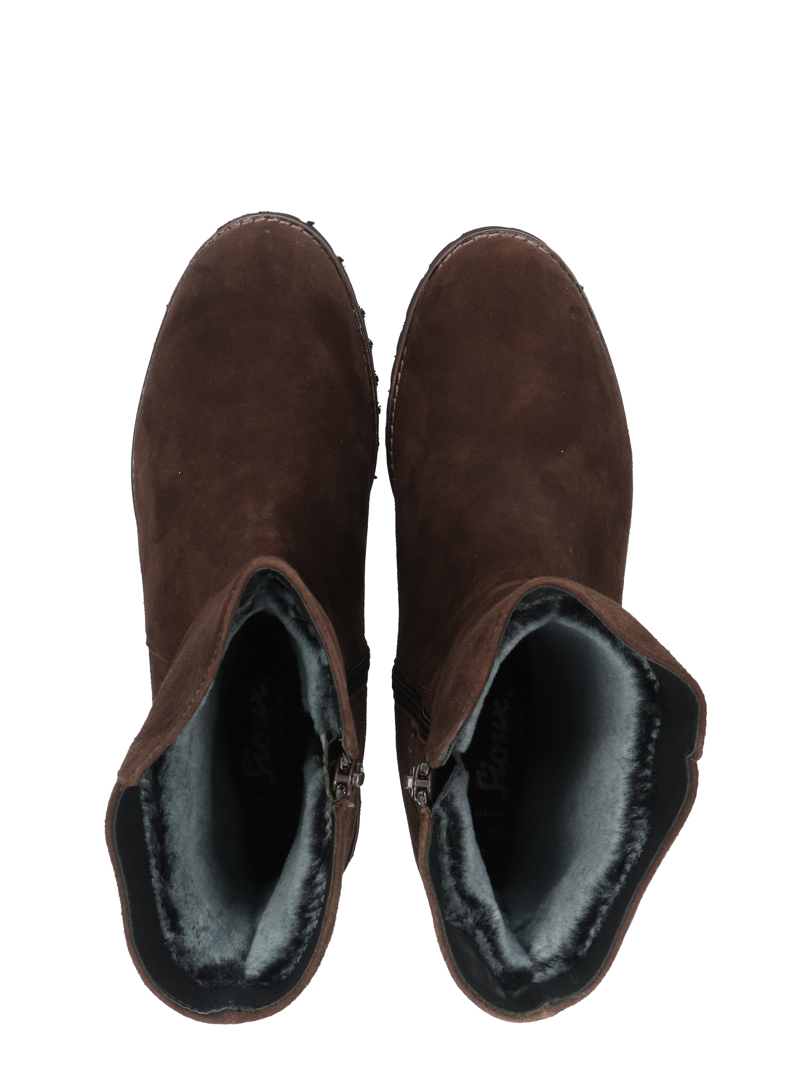 boots, brown, ankle boots, suede, lined
