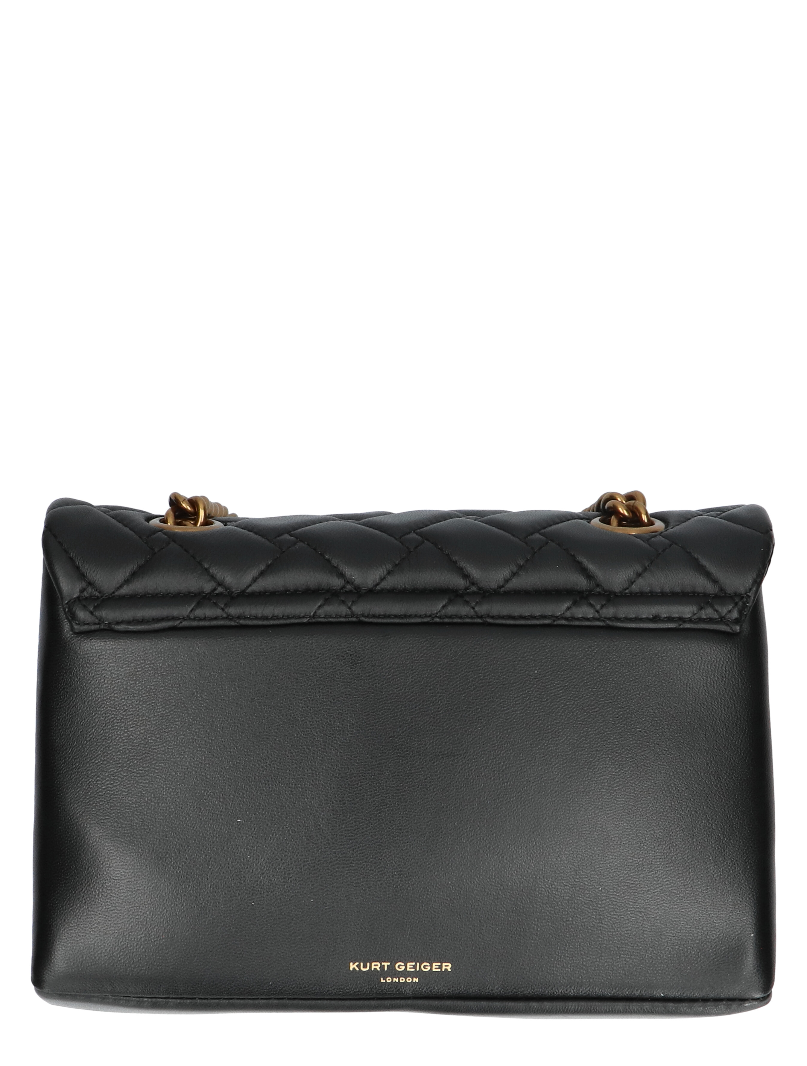Kurt Geiger - Leather Kensington X Bag 00 Black - Dames - Schoudertassen - 39453_11_2