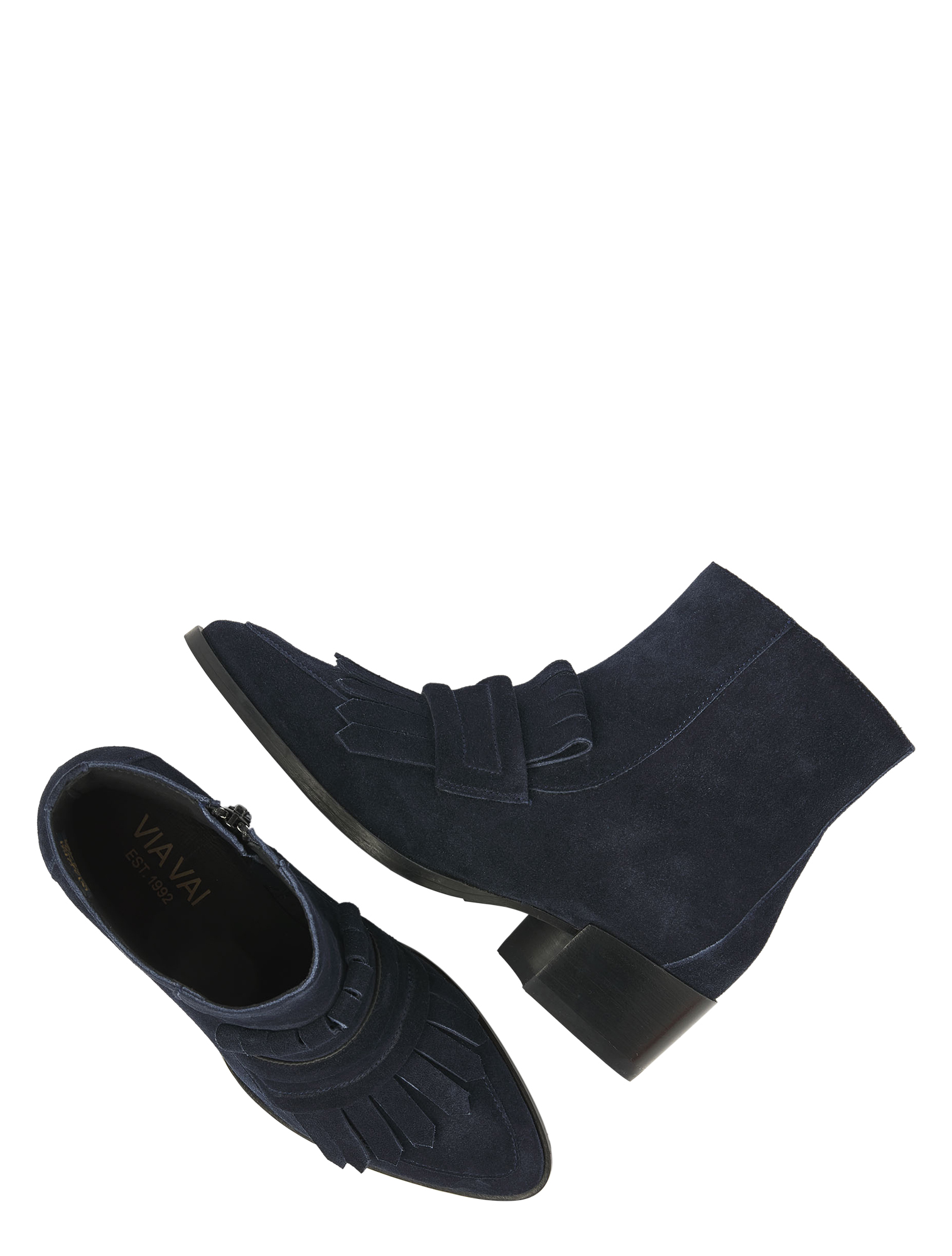 VIA VAI - Rose Hannah 62278 03-1167 Blue - Dames - Boots - Enkellaarsjes - 50055_33_4