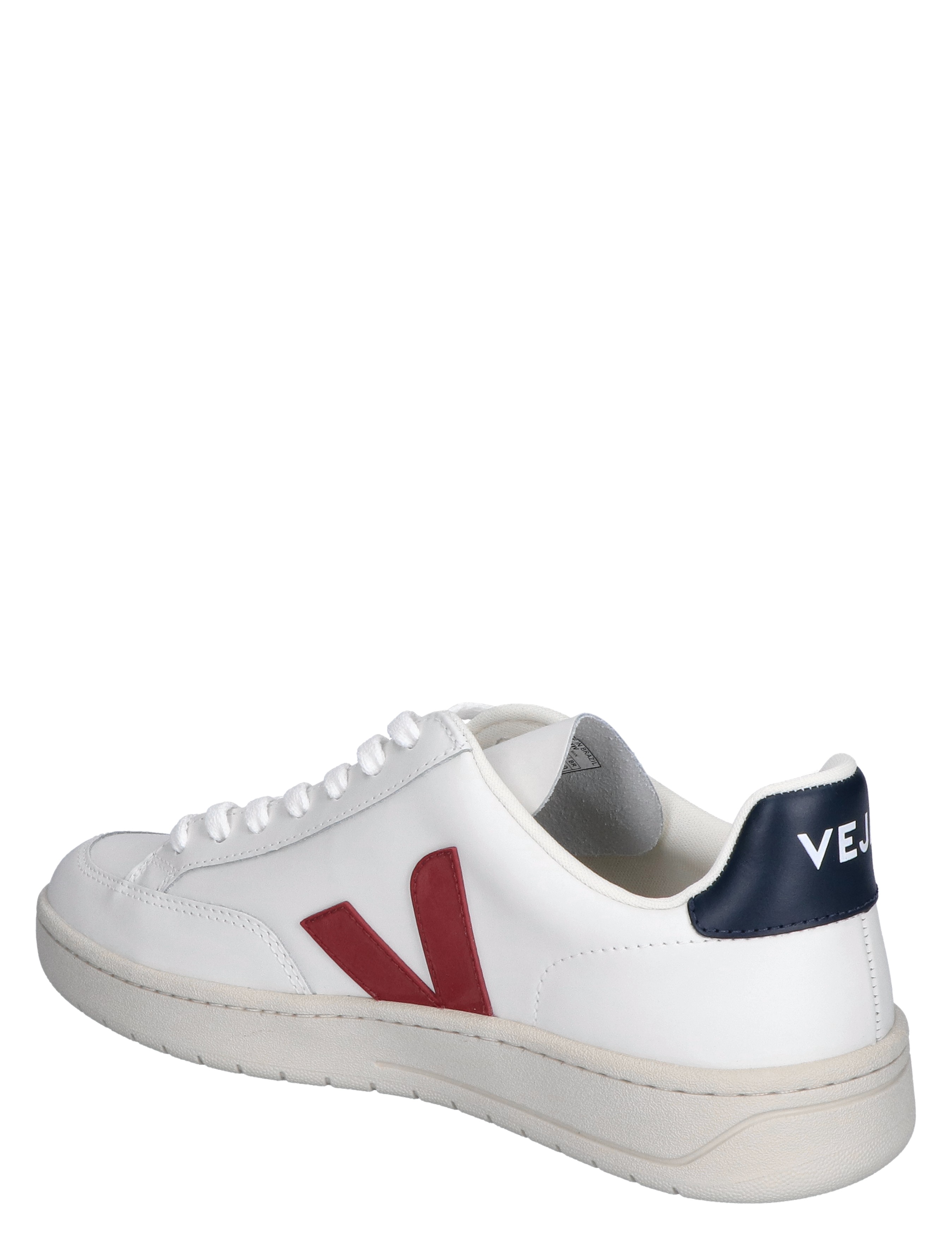 V-12 Men Leather White Blue