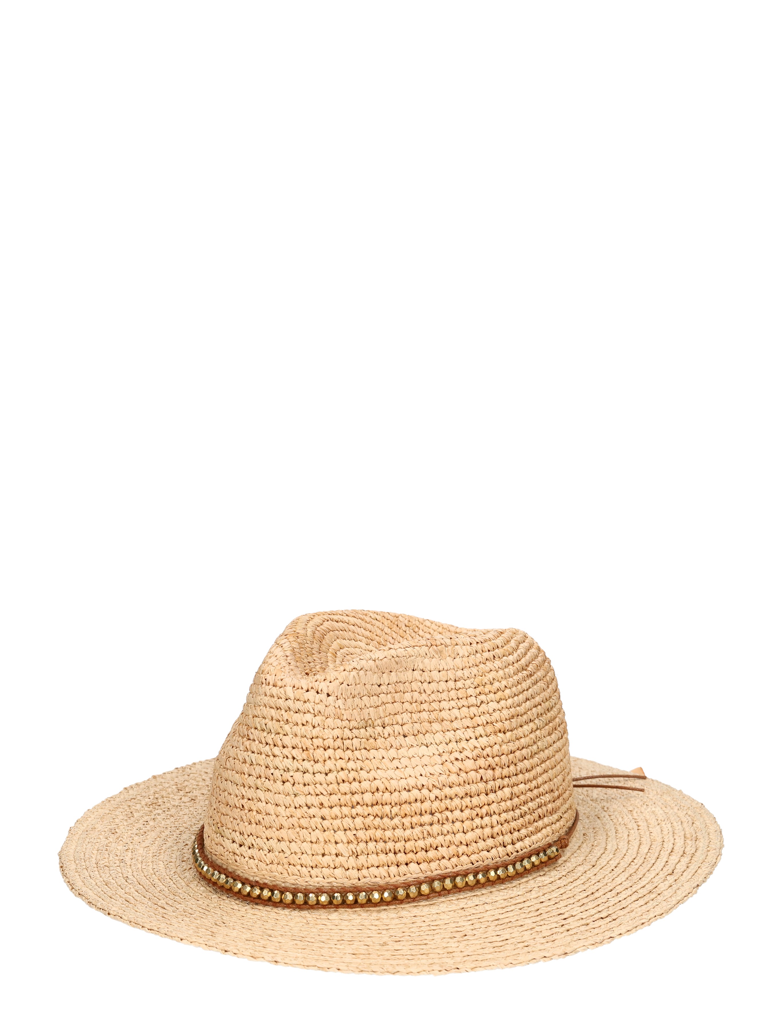 hoed, stroh, fedora, strikket, riem