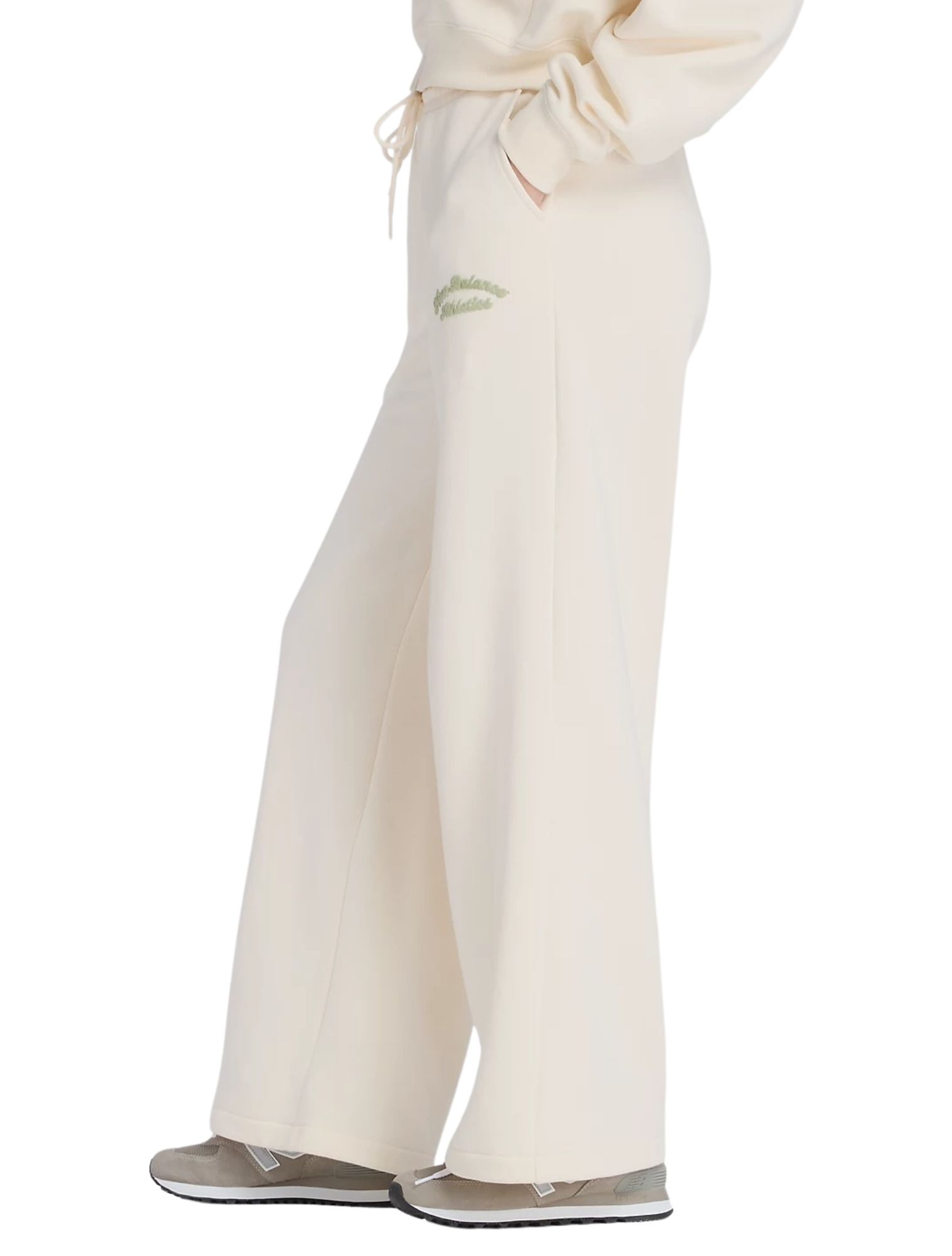 New Balance - Fleece Wide Leg Jogger WP53902 Permafrost - Dames - Broeken en Shorts - 48016_77_3