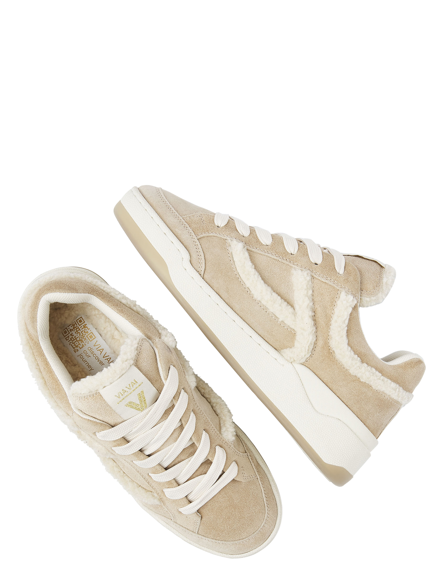 VIA VAI - Sam Sadie 62315 01-212 Beige - Sneakers - Dames - Lage Sneakers - 50068_77_4