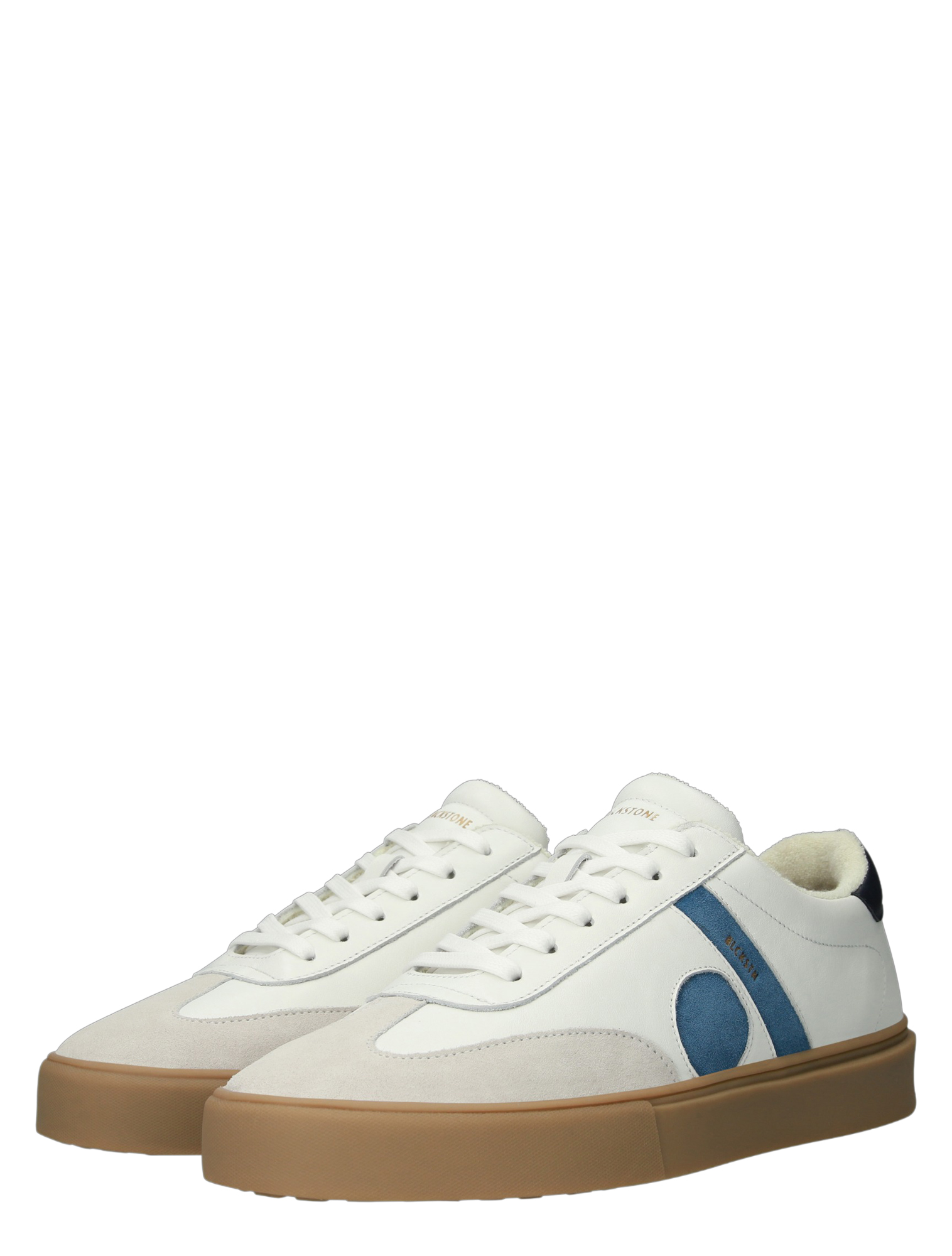Blackstone Footwear - EG554 White Blue - Heren - Lage Sneakers - Sneakers - 51753_83_2