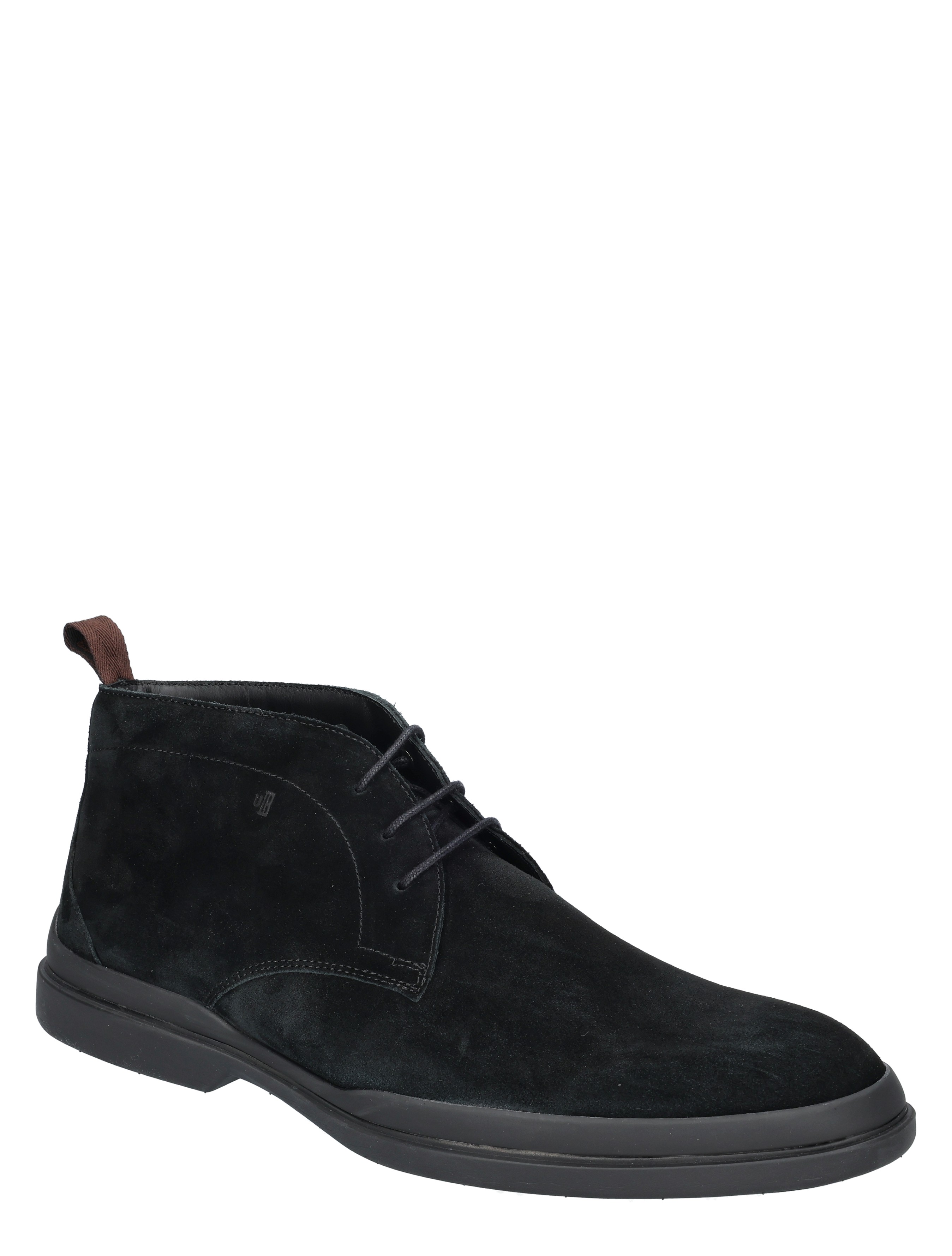 botas, chukka, suede, zwarte, lente/collega(??)