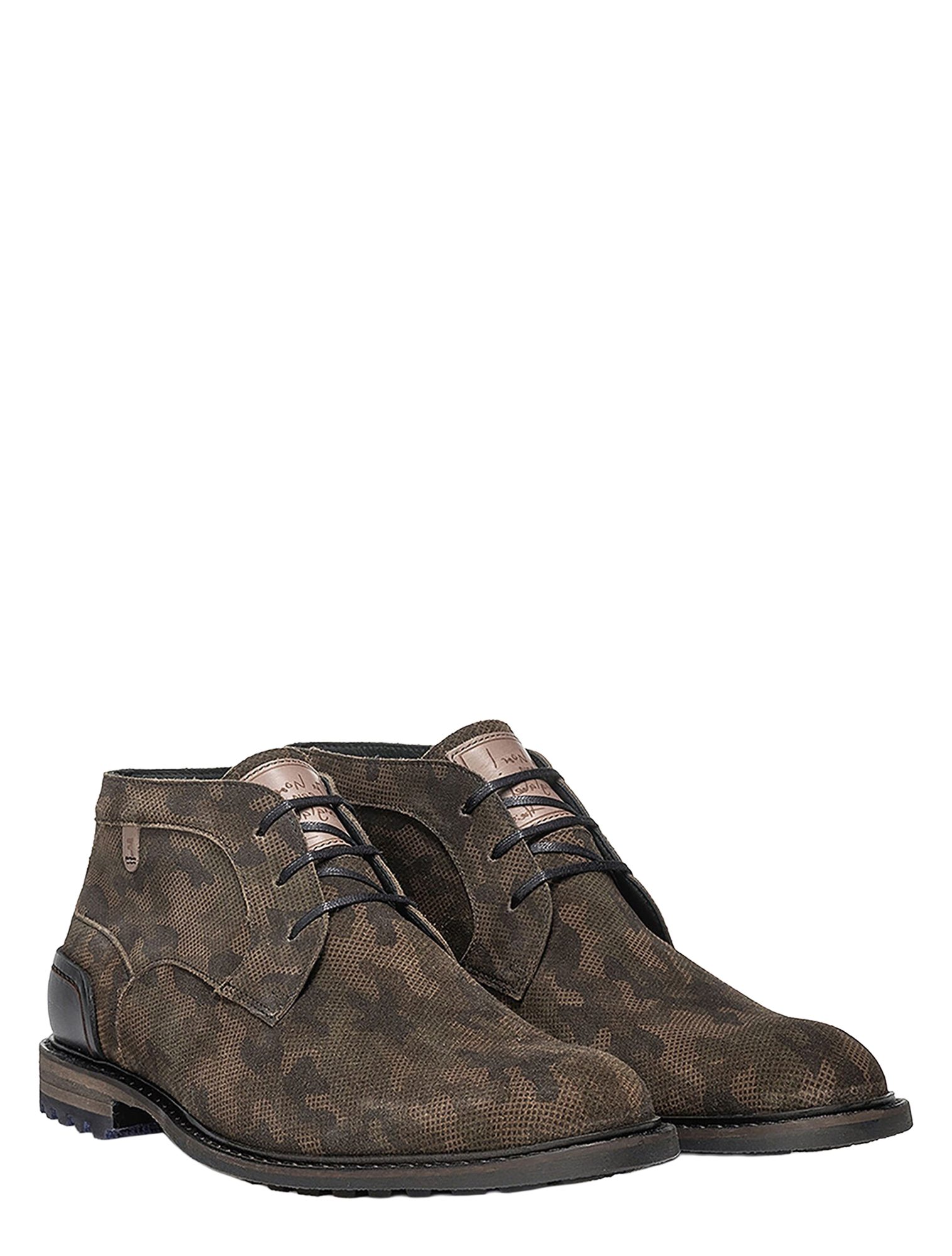 Floris van Bommel - Crepi SFM-50159 51-01 DarkGreen H-Wijdte - Heren - Boots - Veter Boots - 50139_66_2