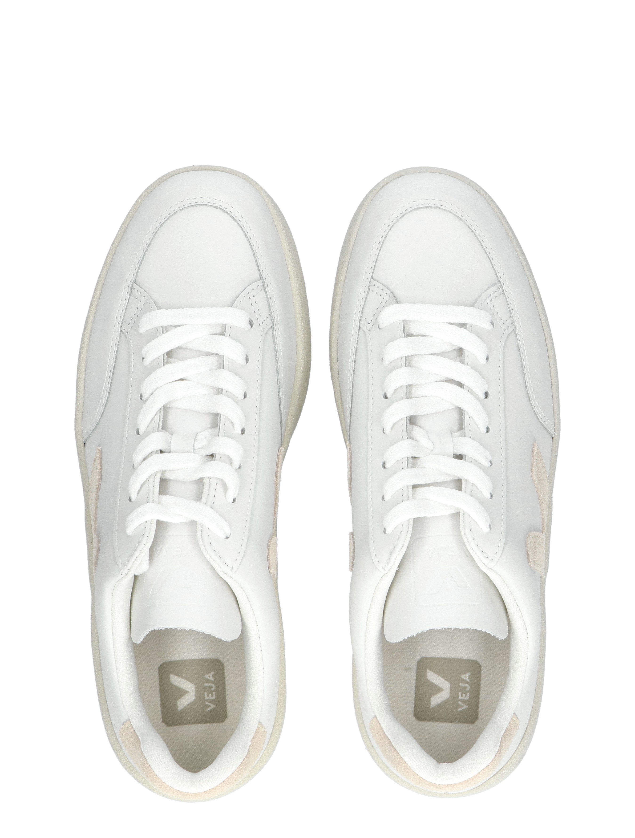 V-12 Women Leather White Sable