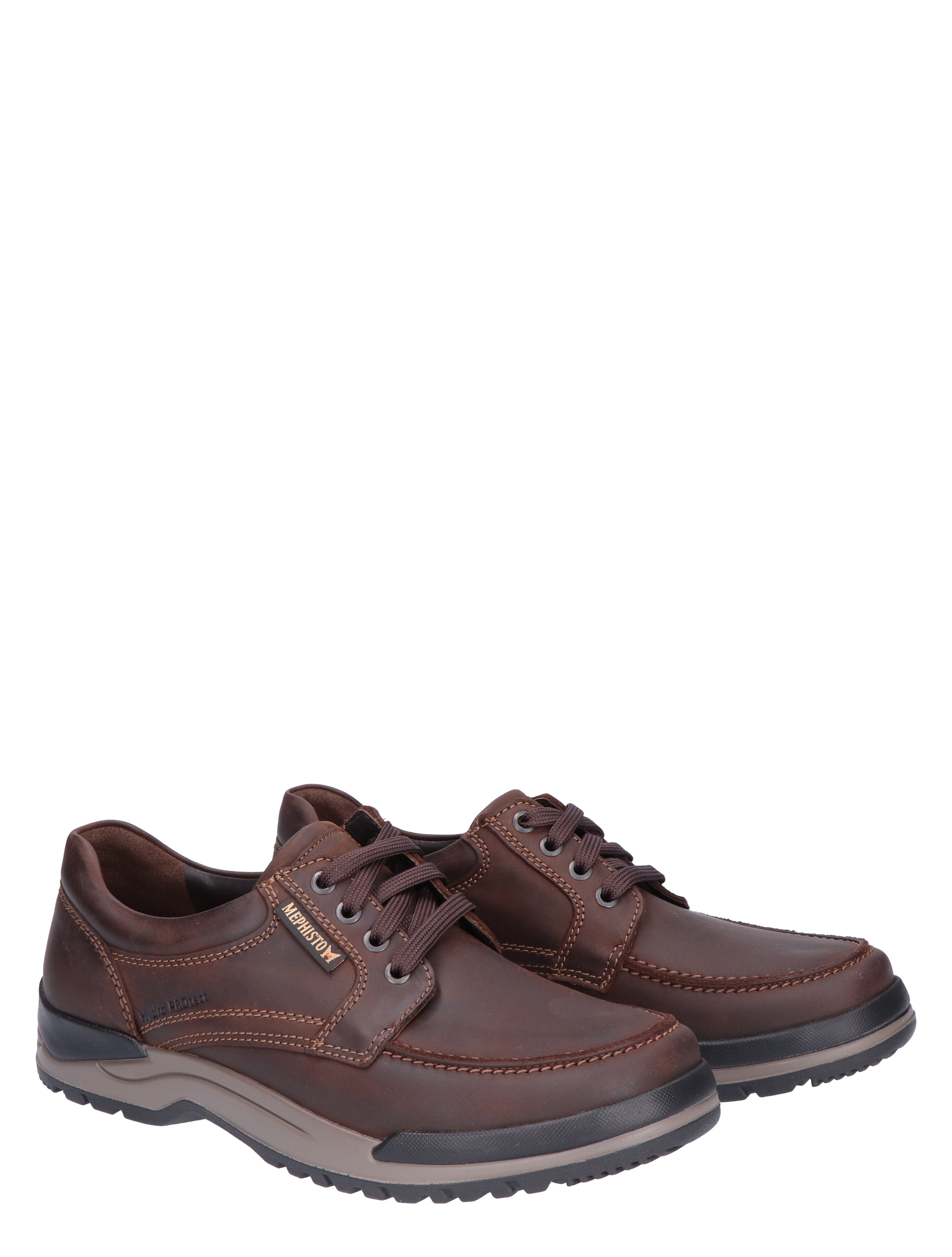 Mephisto - Charles Grizzly Dark Brown G-Wijdte - Heren - Veterschoenen - Casual Veterschoenen - 12231_22_7
