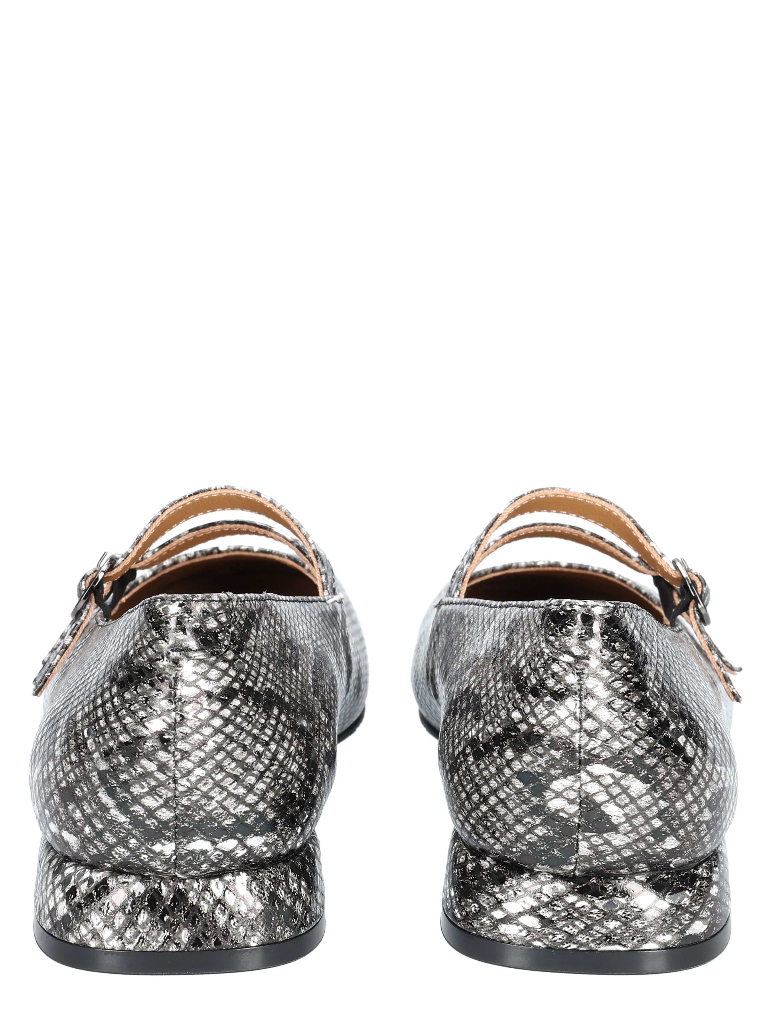 Di Lauro - Cassia Silver Snake Print Leather - Dames - Ballerinas - 49495_99_6