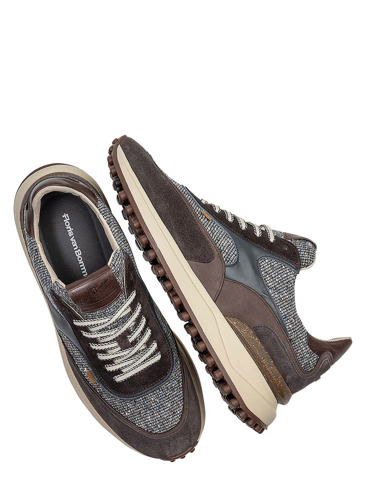 Floris van Bommel - Noppi SFM-10252 43.04 Dark Grey G+ Wijdte - Heren - Lage Sneakers - Sneakers - 50126_99_3