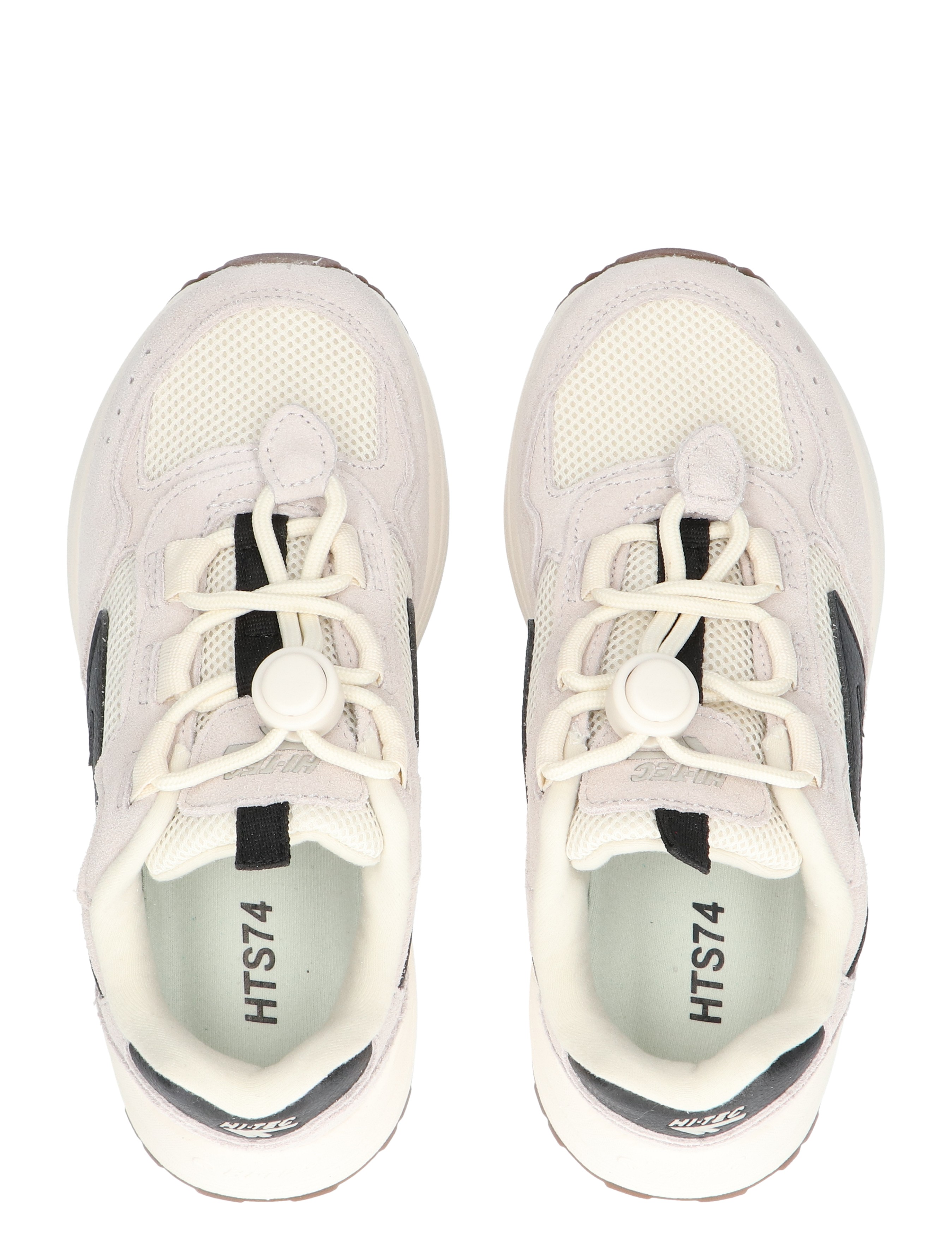 Hi-Tec - HTS Kids Shadow Off White Black - Meisjes - Lage Sneakers - Sneakers - 48317_81_7