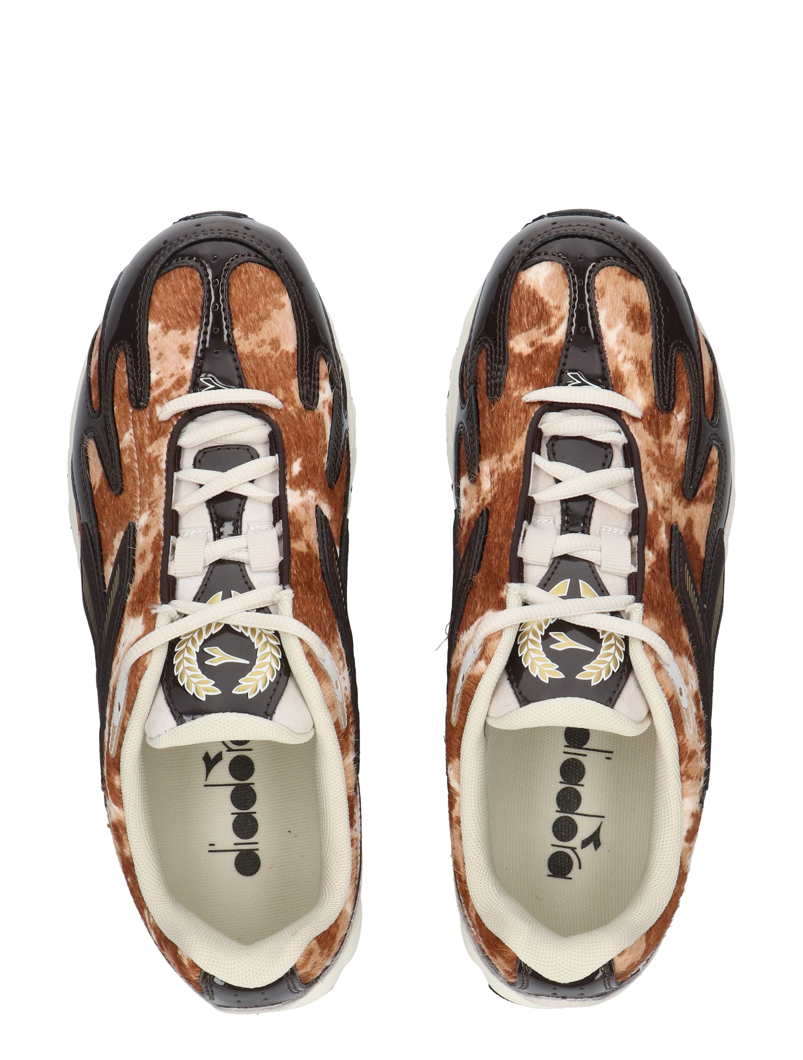 sneaker, leopard print, leer, sneaker