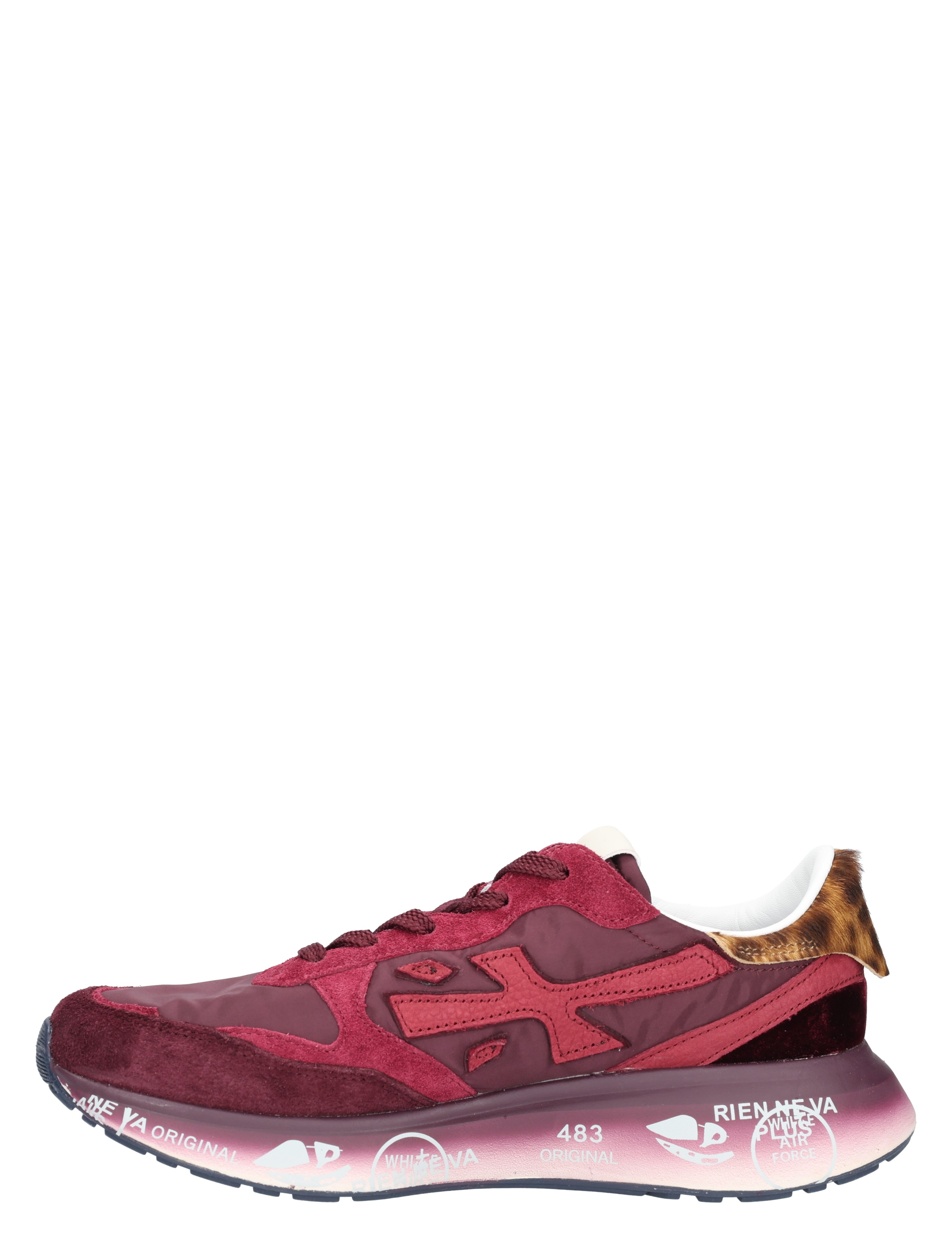Premiata - Lauryn Women 7789 Bordeaux - Sneakers - Dames - Lage Sneakers - 48270_42_2