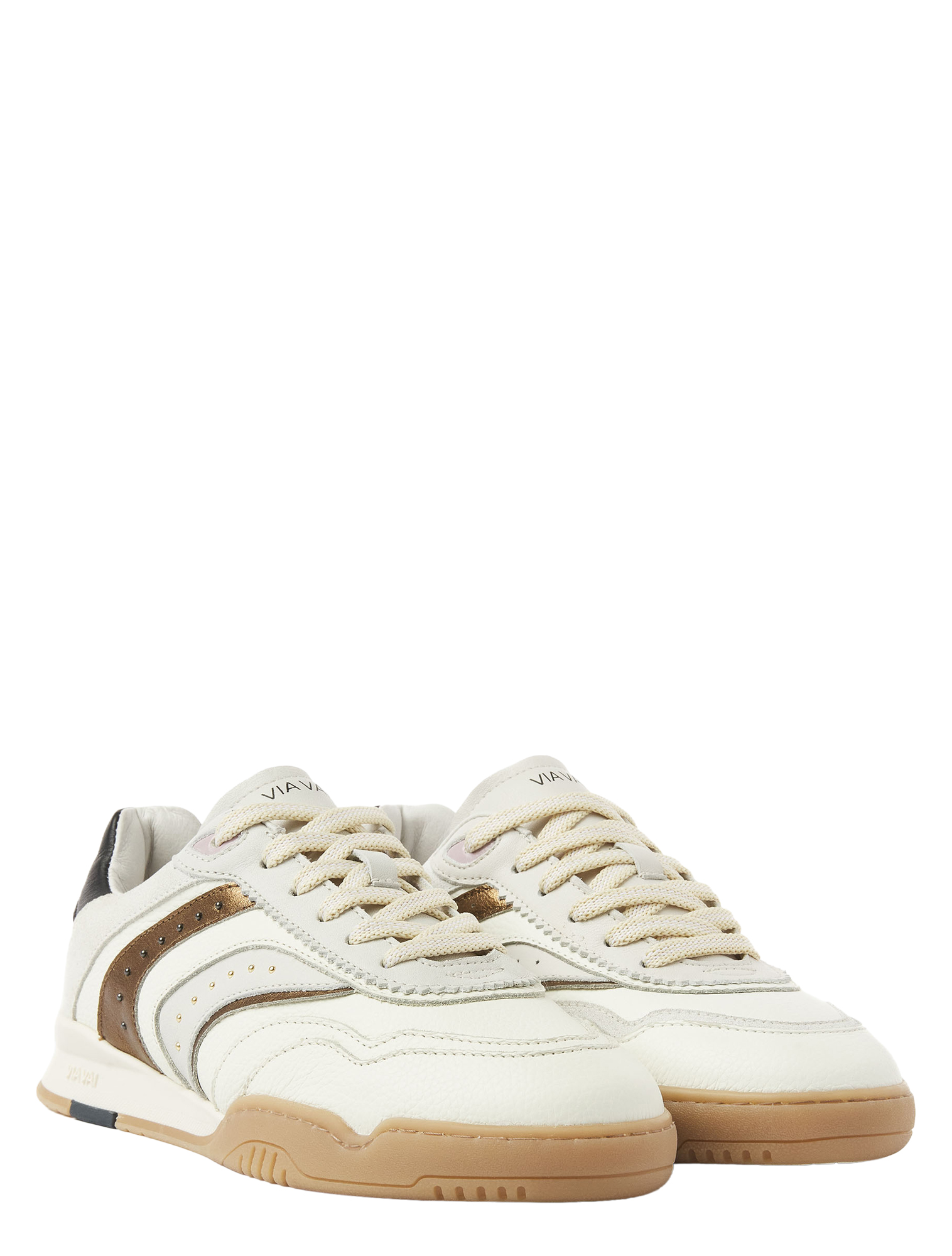 VIA VAI - 62390 Kris Pax 02-252 Tortuga Creme - Sneakers - Dames - Lage Sneakers - 51360_82_2