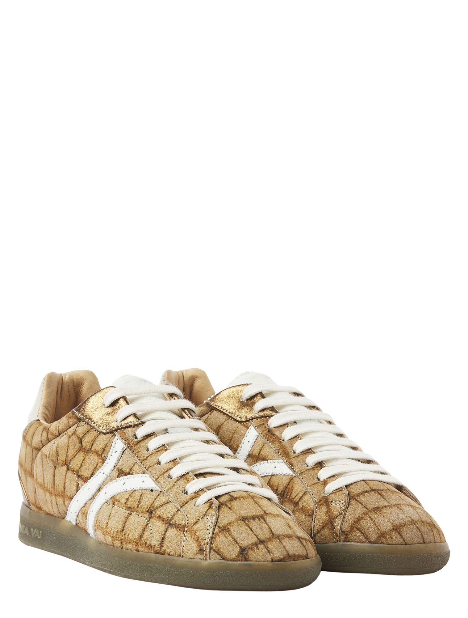 VIA VAI - 62394 Nilla Khloe 01-204 Croco Roccia - Sneakers - Dames - Lage Sneakers - 51363_77_2