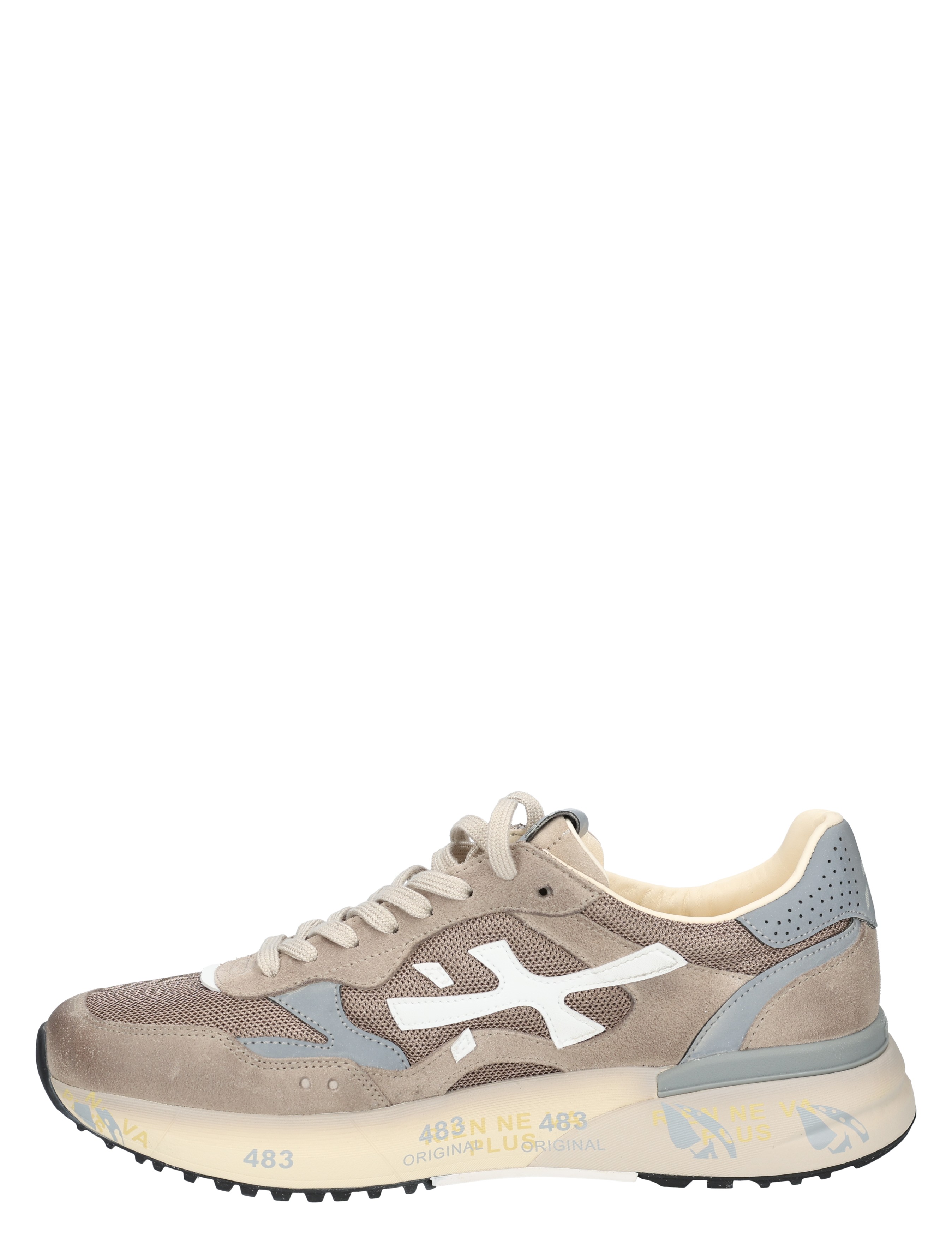 Premiata - Mick Men 8118 Beige White - Heren - Lage Sneakers - Sneakers - 50181_78_2