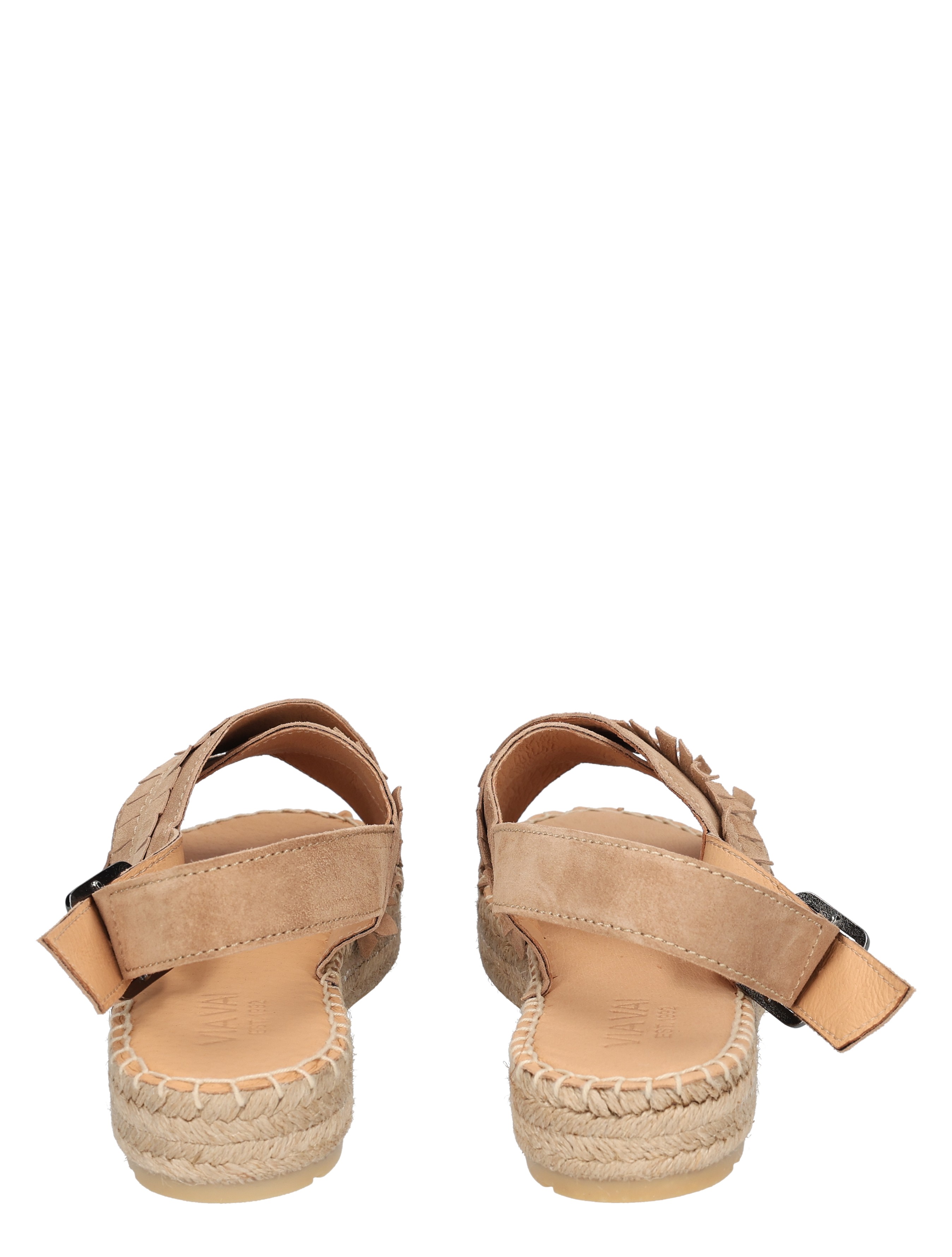 espadrilles, sandalen, zandkleur, canvas, sleehak