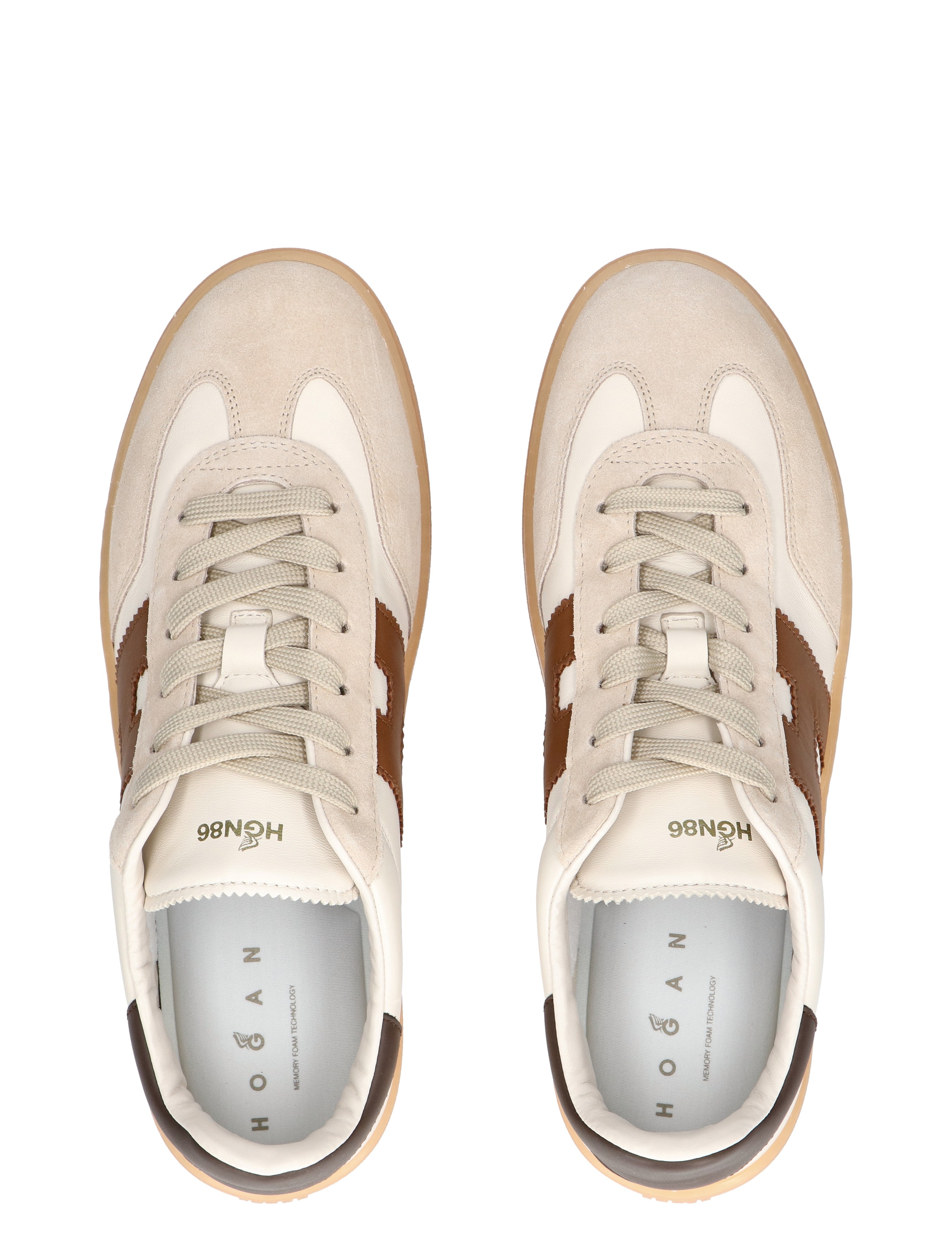 Hogan - Cool Beige Brown - Heren - Lage Sneakers - Sneakers - 48119_72_7