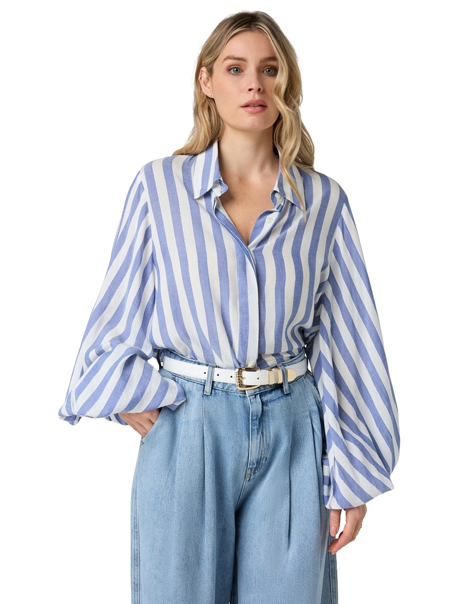 Ibana - Thalita Blue - Dames - Blouses - 49975_38_3