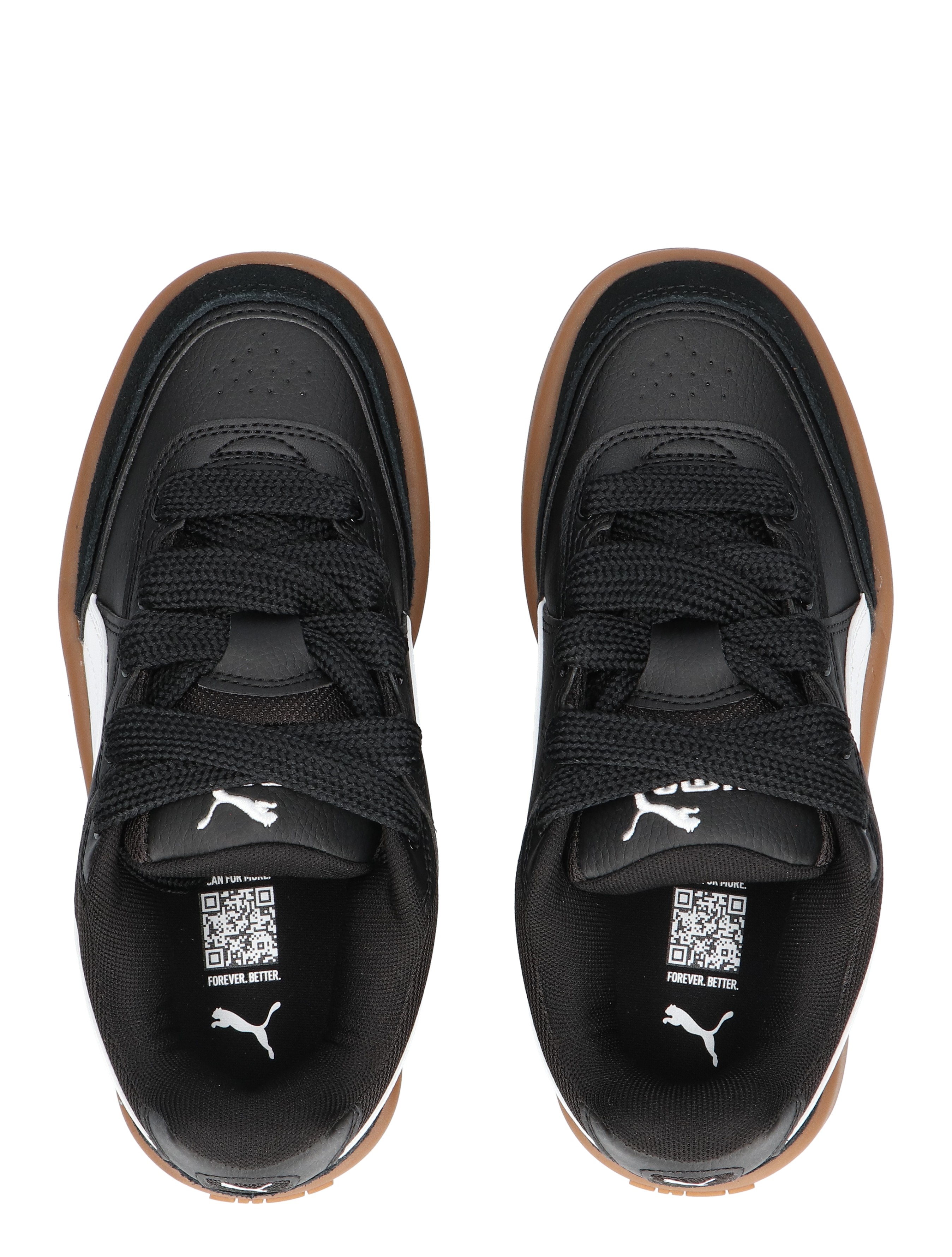 Puma - Park Lifestyle 02 Black White - Meisjes - Jongens - Sneakers - Lage Sneakers - Lage Sneakers - Sneakers - 48087_11_7