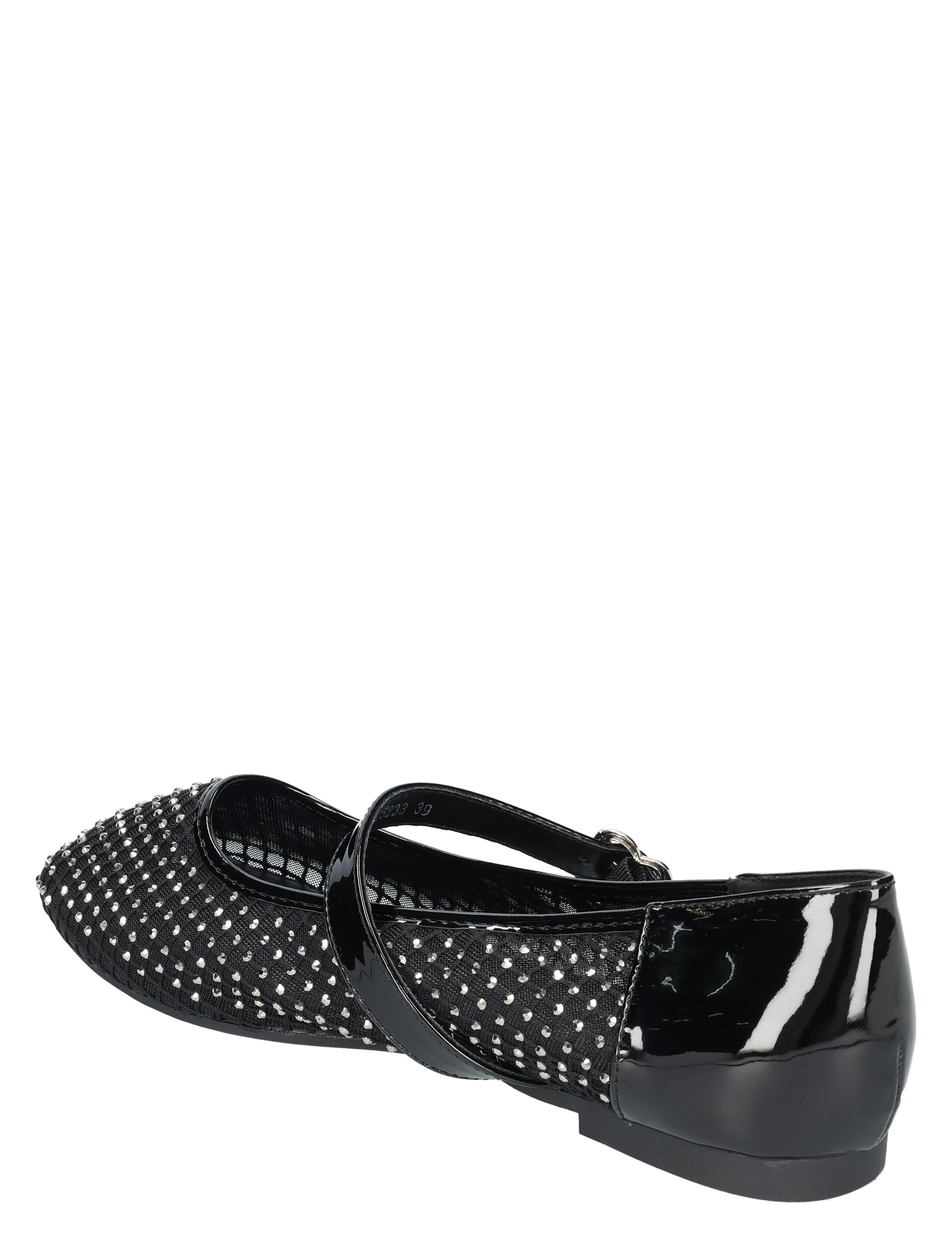 dameschoenen, loafers, slip-ons, zwarte kleur, glazen kralen/steensteentjes