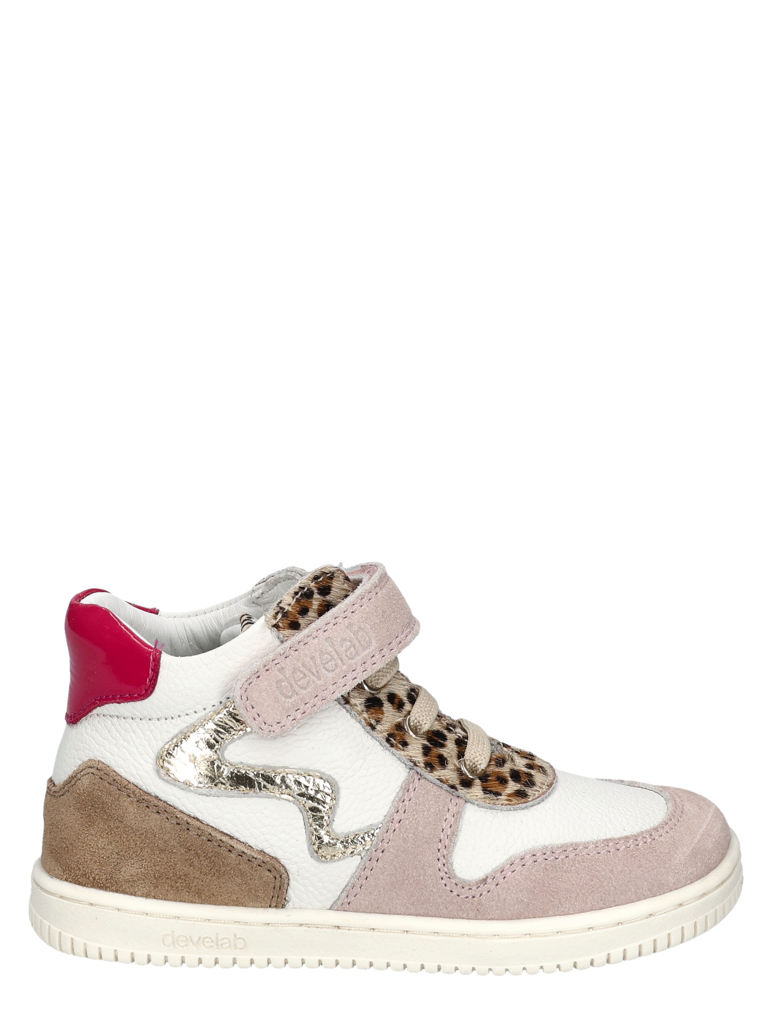 Develab - 44424 Old Pink - Meisjes - Klittenbandschoenen - 50538_48_1