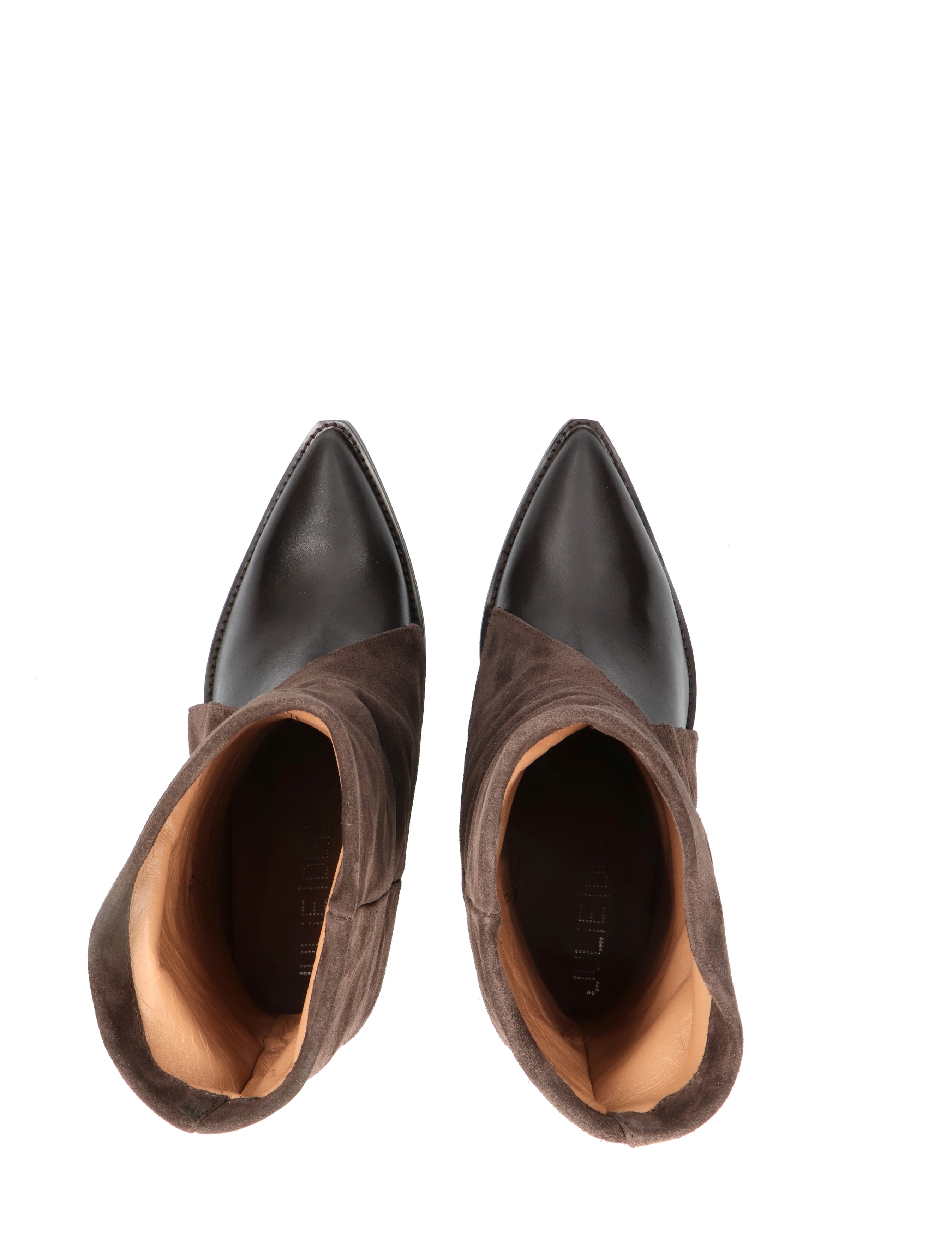 Julie Dee - GW167 Brown - Dames - Boots - Lange Laarzen - 49185_22_5