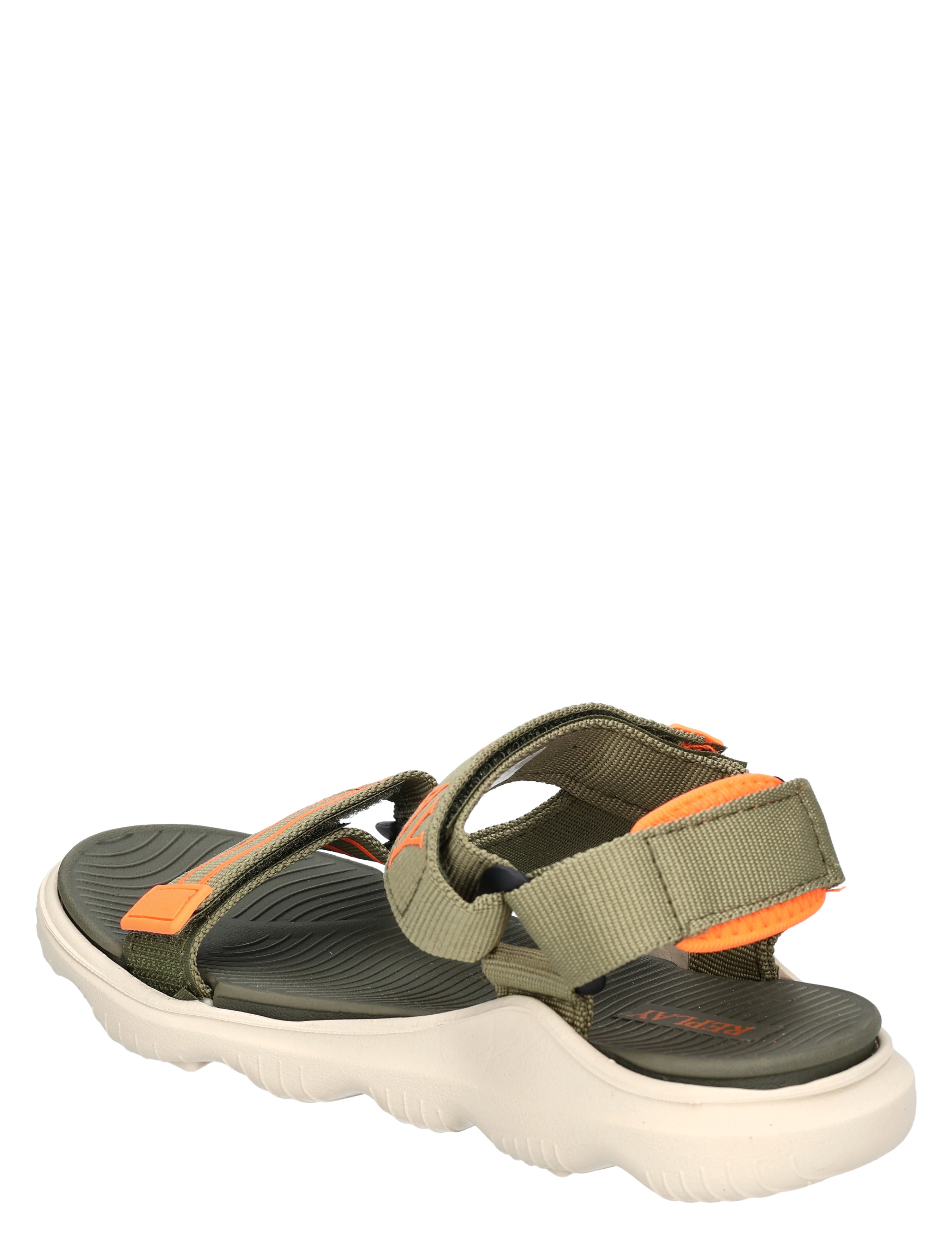 Replay - JT540003T 3119 Army Green Fluo Orange - Sandalen - Jongens - 49845_66_4