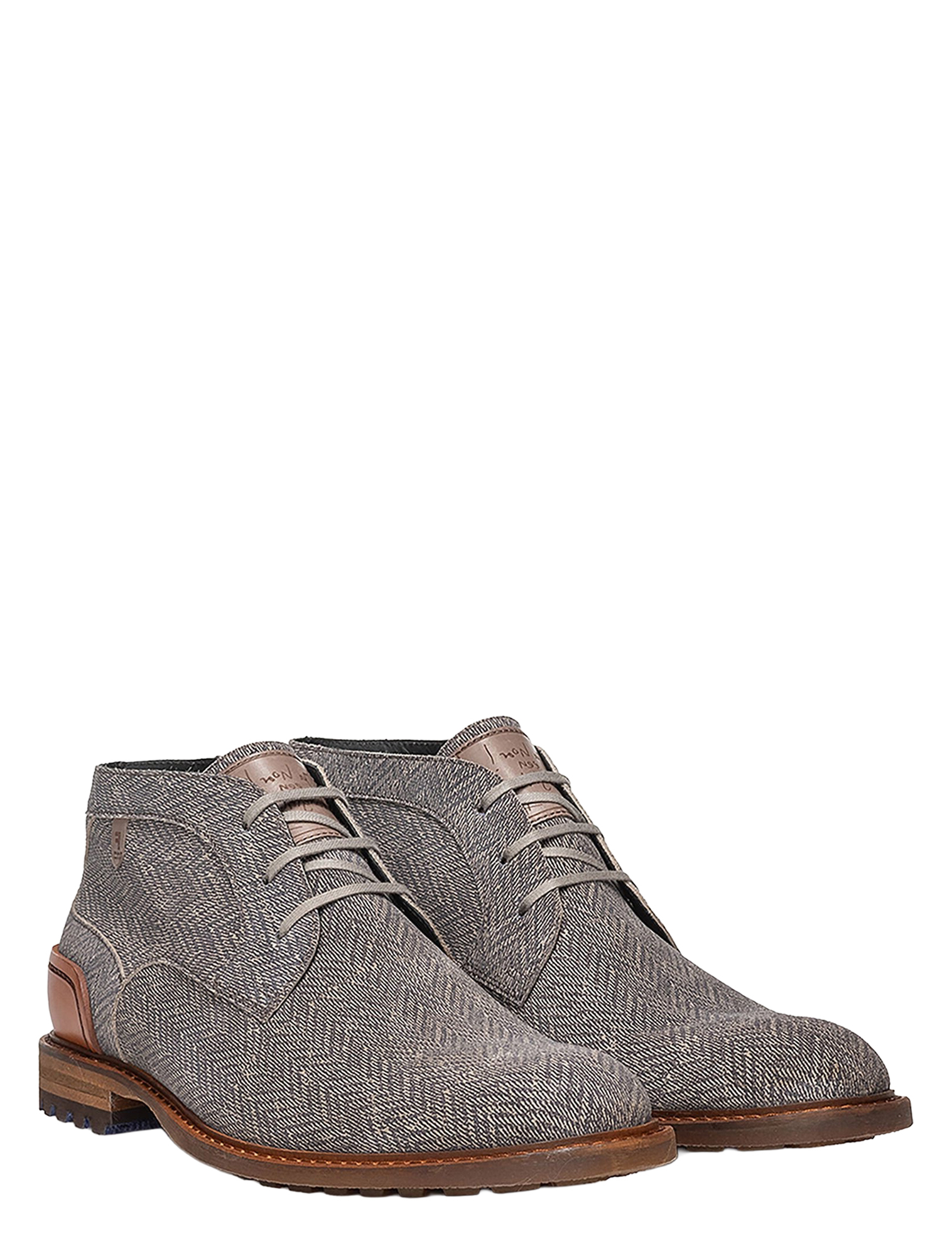 Floris van Bommel - Crepi SFM-50159 34-02  Taupe H-Wijdte - Heren - Boots - Veter Boots - 50139_77_2